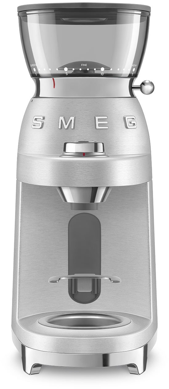 Smeg Kaffeemühle »CGF02SSEU«, 150 W, Kegelmahlwerk, 240 g Bohnenbehälter