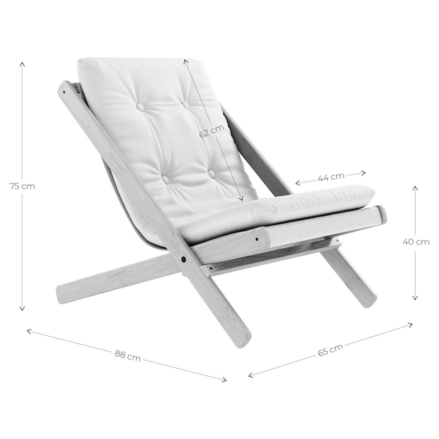 Karup Design Loungesessel »Boogie OUT«, Gartenstuhl, schnell trocknende und  wasserabweisender Sitzauflage auf Raten kaufen