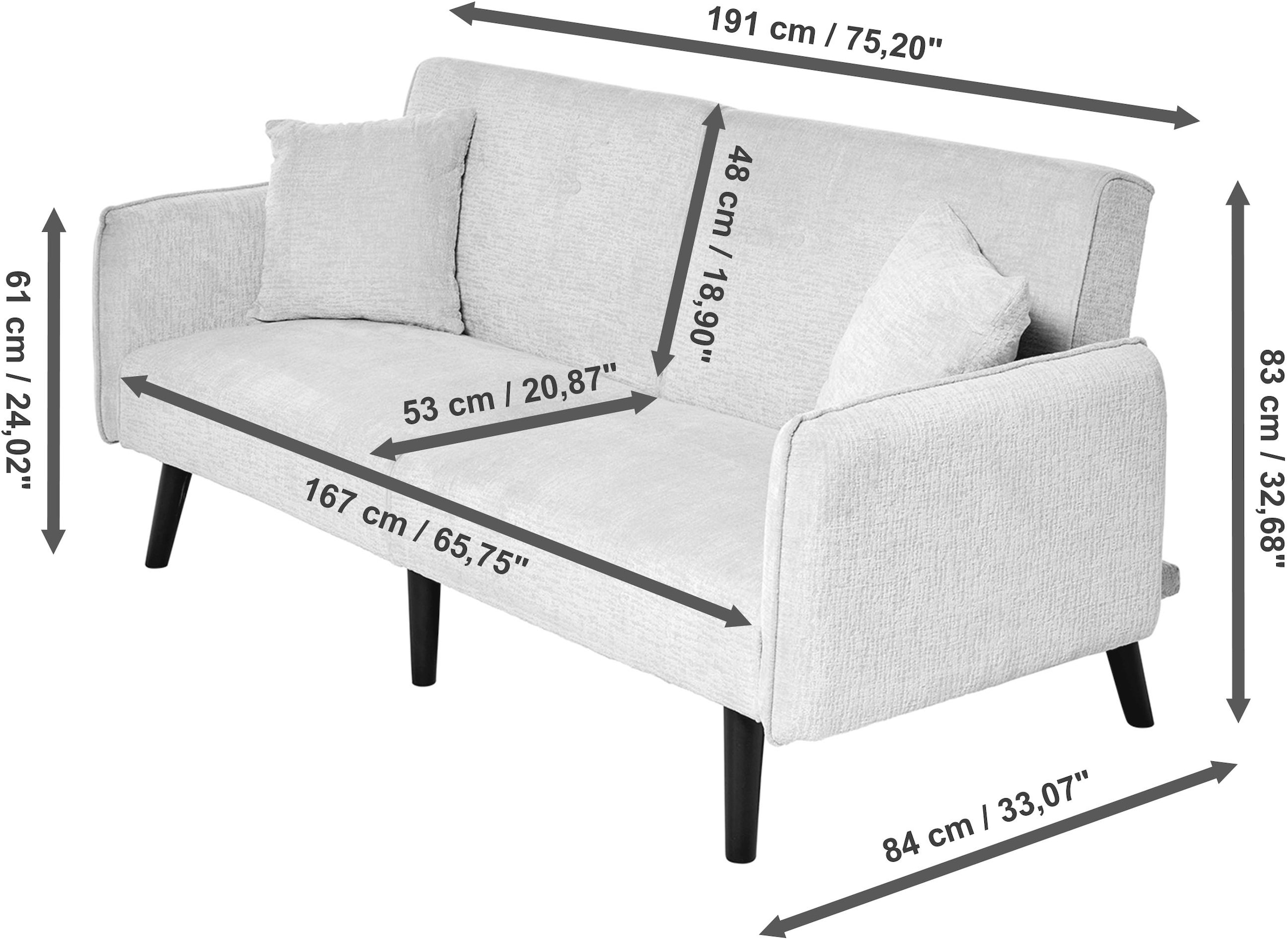 Jahnke Schlafsofa »CHILLAX DOT«