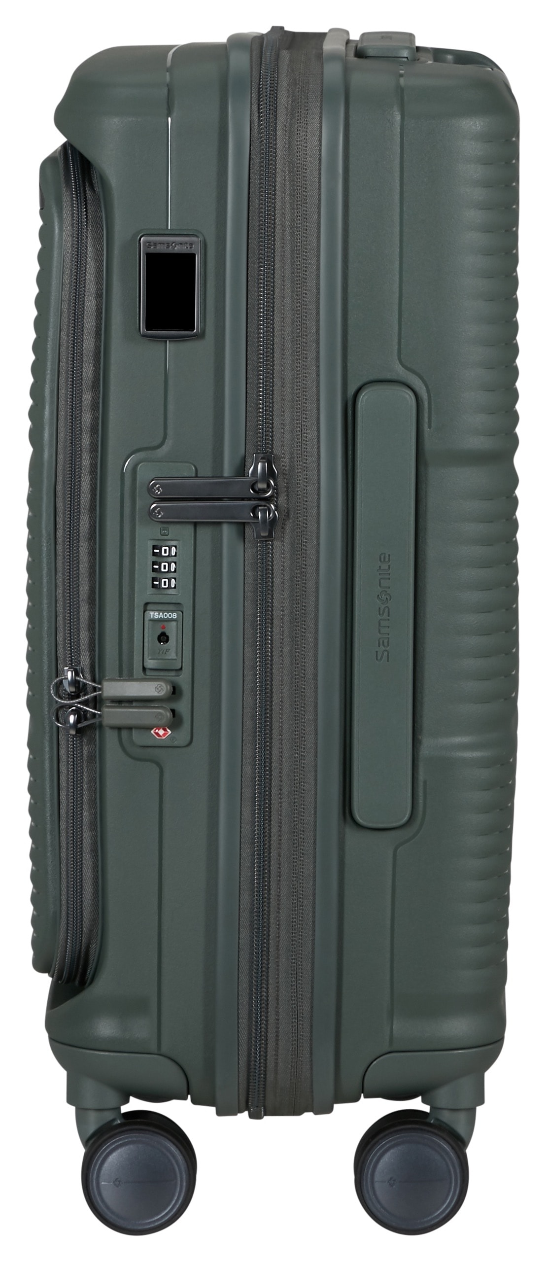 Samsonite Hartschalen-Trolley »PARALUX, verschiedene Größen und Farben« 40 l 4 Rollen Reisegepäck mit Frontfach Packwürfel Trennpolster