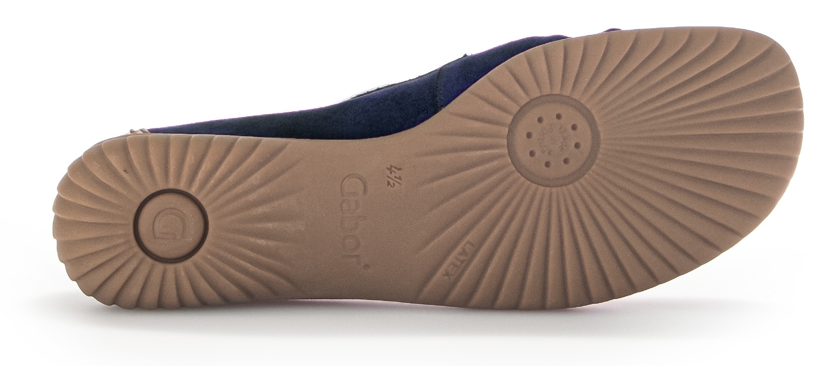 Gabor Mokassin »FLORENZ«, Slipper, Schlupfschuh mit Gummizug, Weite G (=weit)