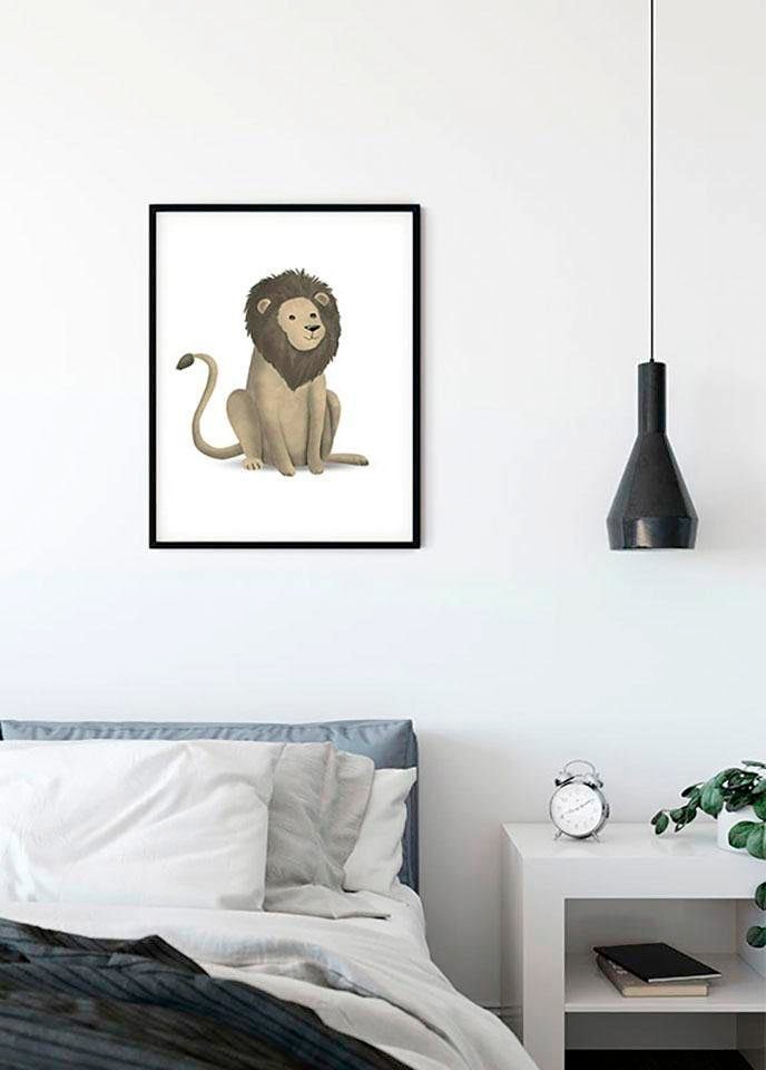 Komar Poster »Cute Animal Lion«, online Jahren XXL Tiere, mit kaufen (1 | Kinderzimmer, St.), Schlafzimmer, 3 Garantie Wohnzimmer