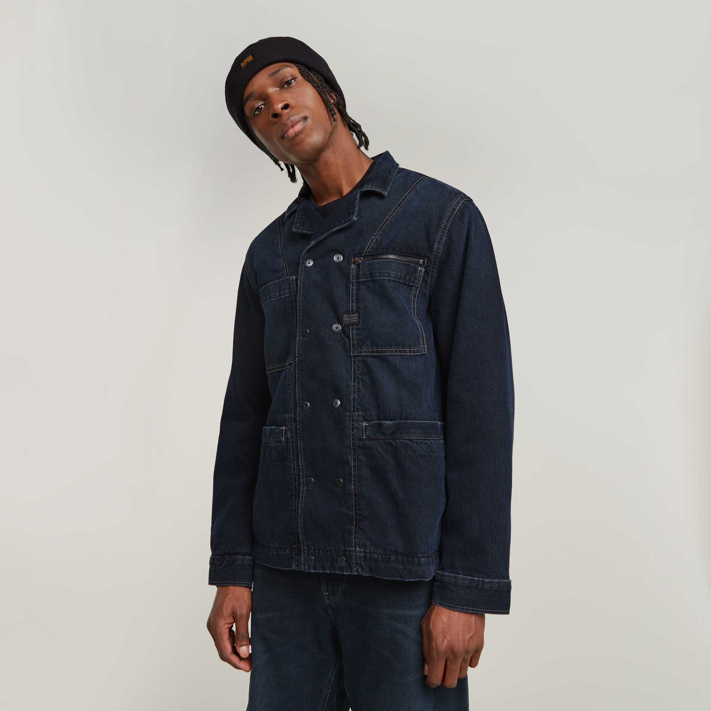G-STAR Jeansjacke »Correct Blazer«, mit doppelreihiger Knopfleiste