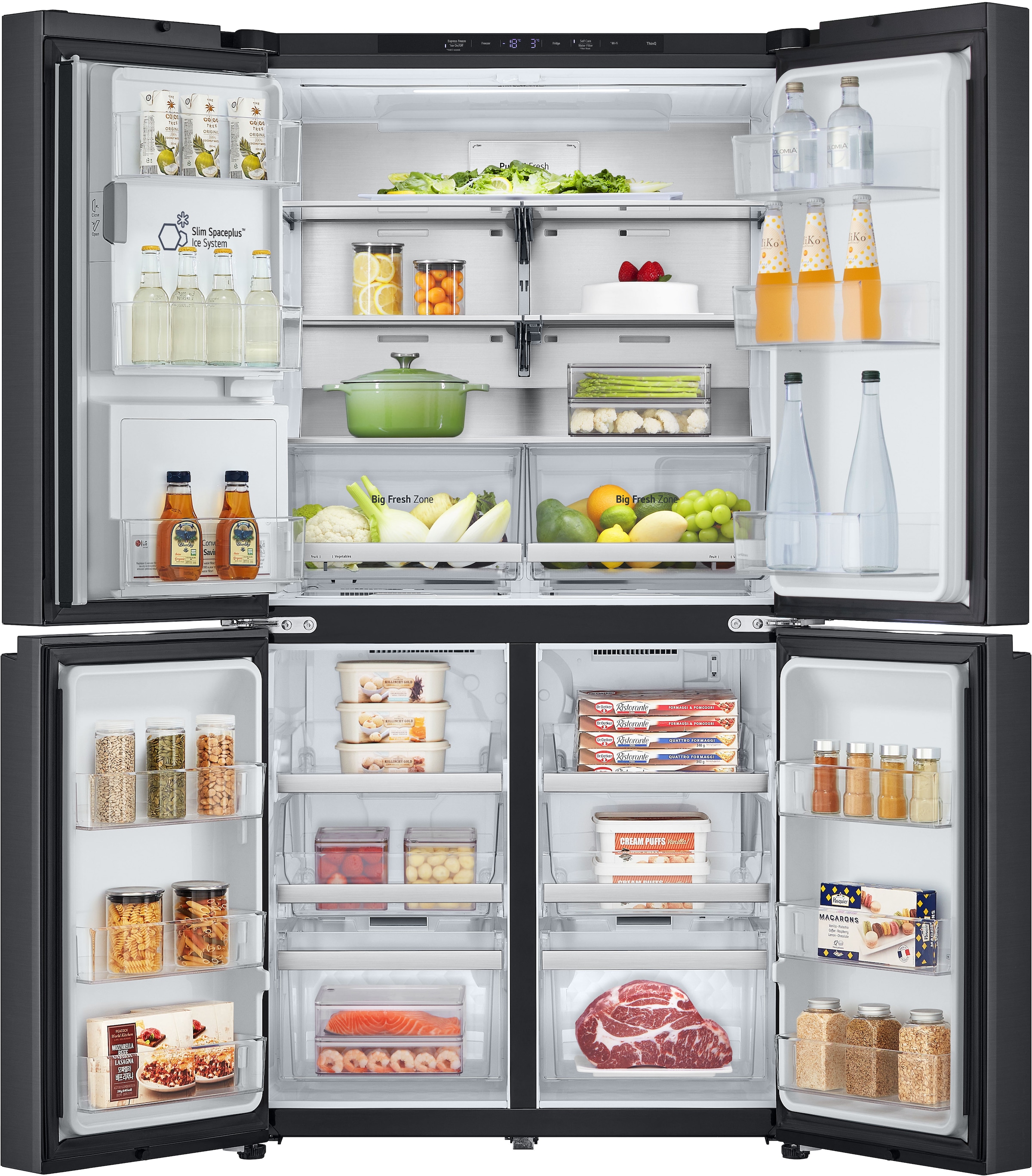 LG Multi Door L-Serie »GML960EVBE« Total No Frost, Wasser- und Eisspender, LINEARCooling