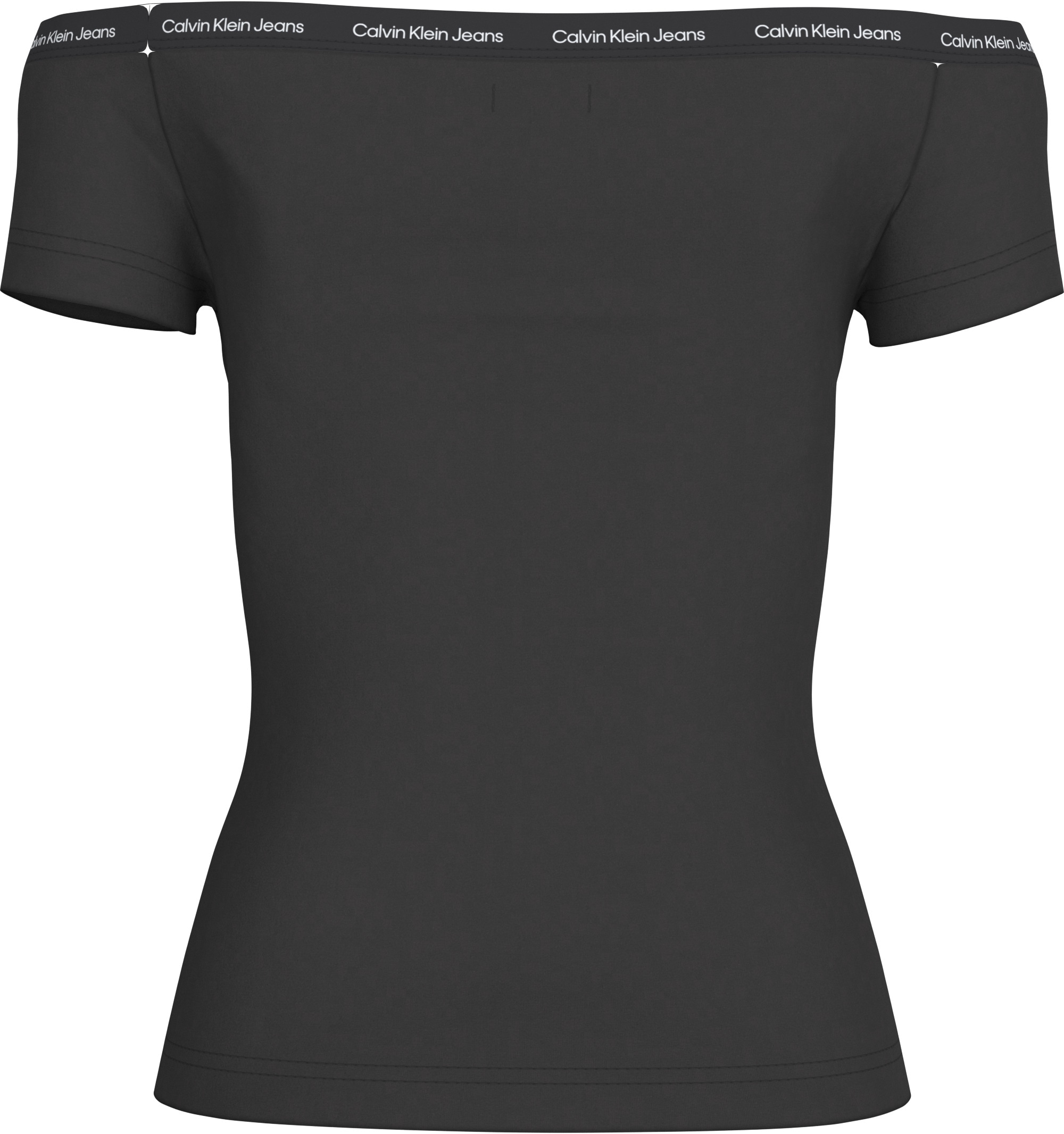 Calvin Klein Jeans T-Shirt »LOGO ELASTIC BARDOT TOP«, mit Logoschriftzug