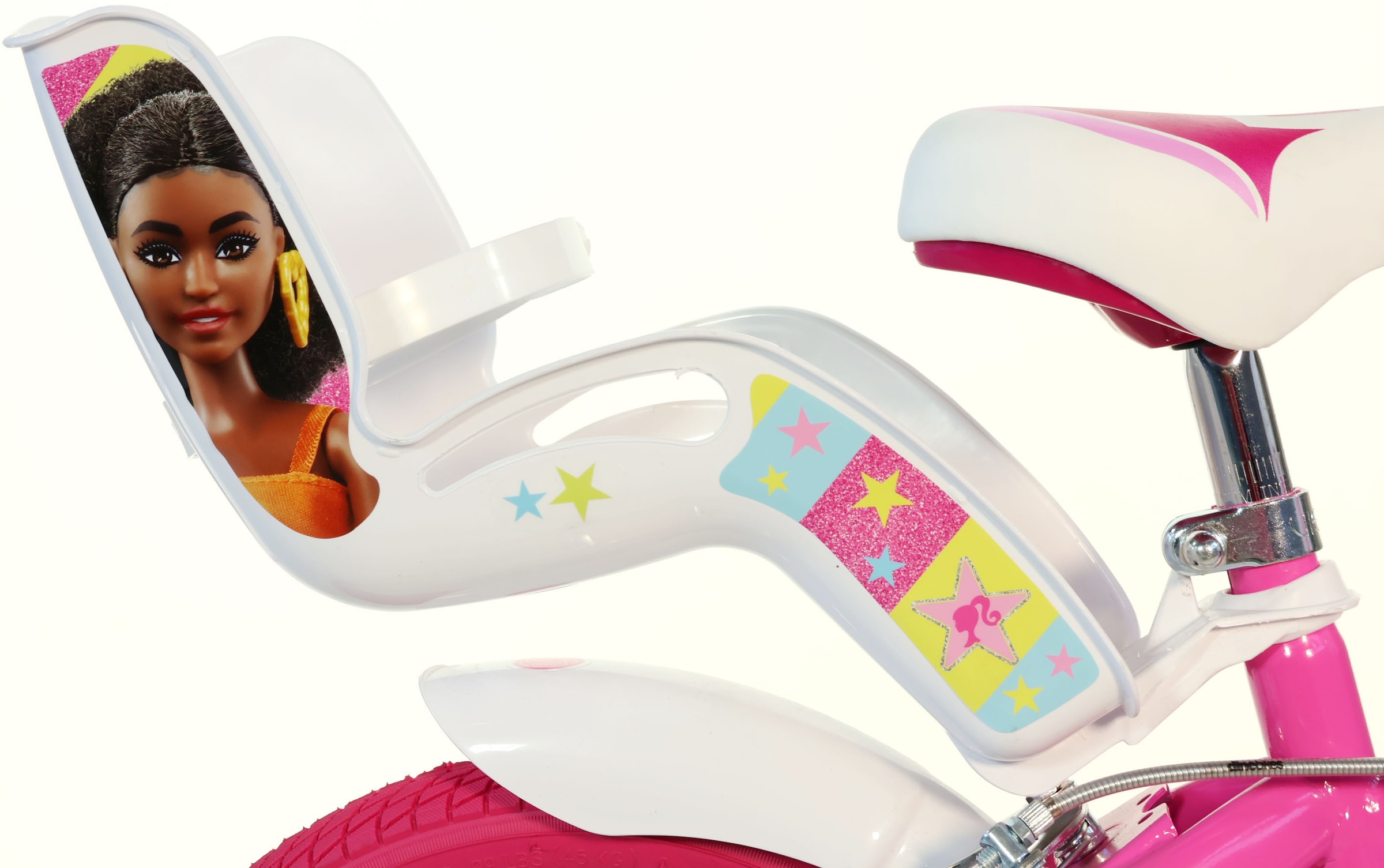 Dino Bikes Kinderfahrrad »Barbie 14" Kinderfahrrad 3-6 Jahre« 1 Gang ohne Schaltung