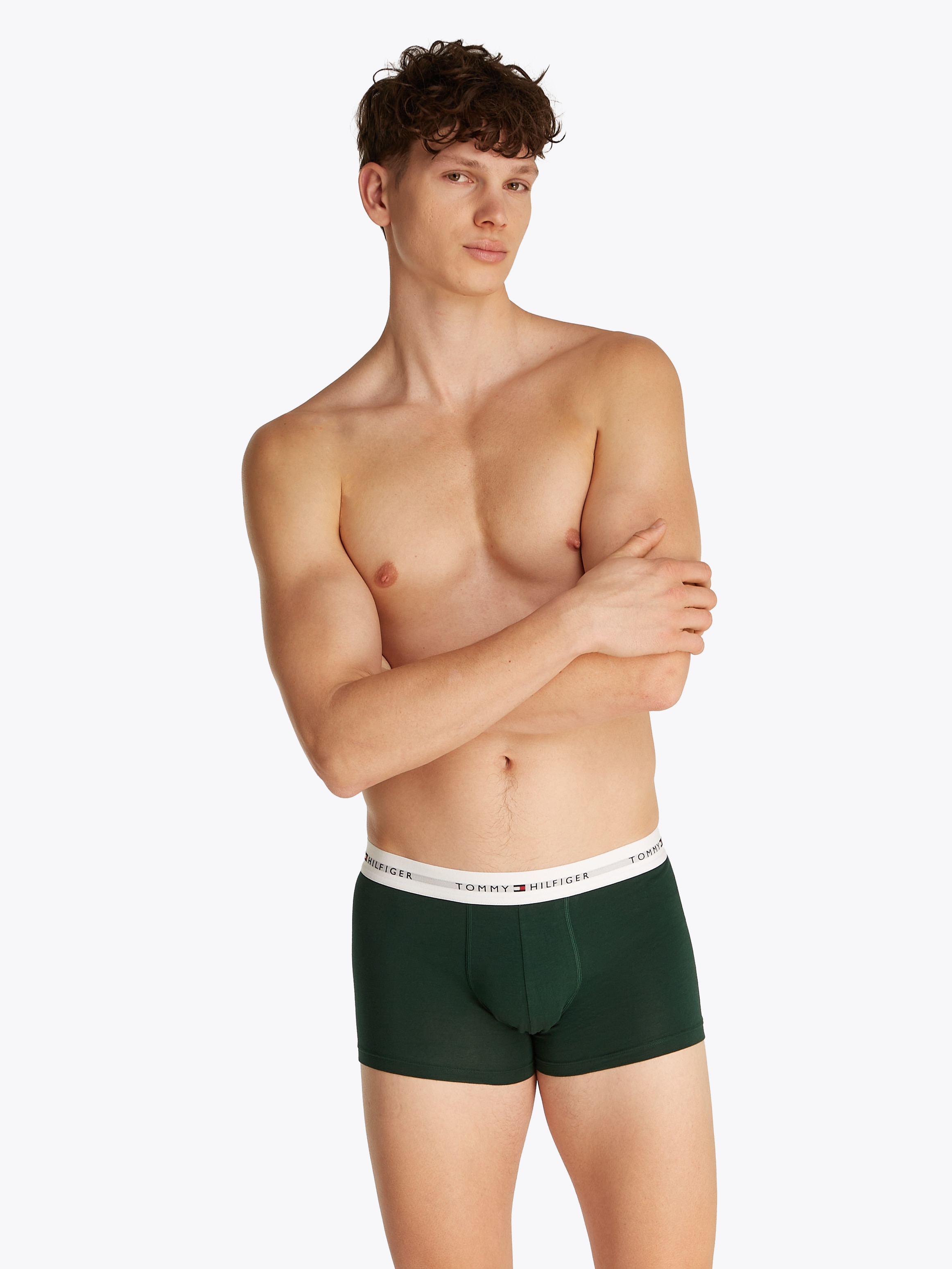 Tommy Hilfiger Underwear Trunk »3P TRUNK«, (Packung, 3 St., 3er), mit Logoschriftzug