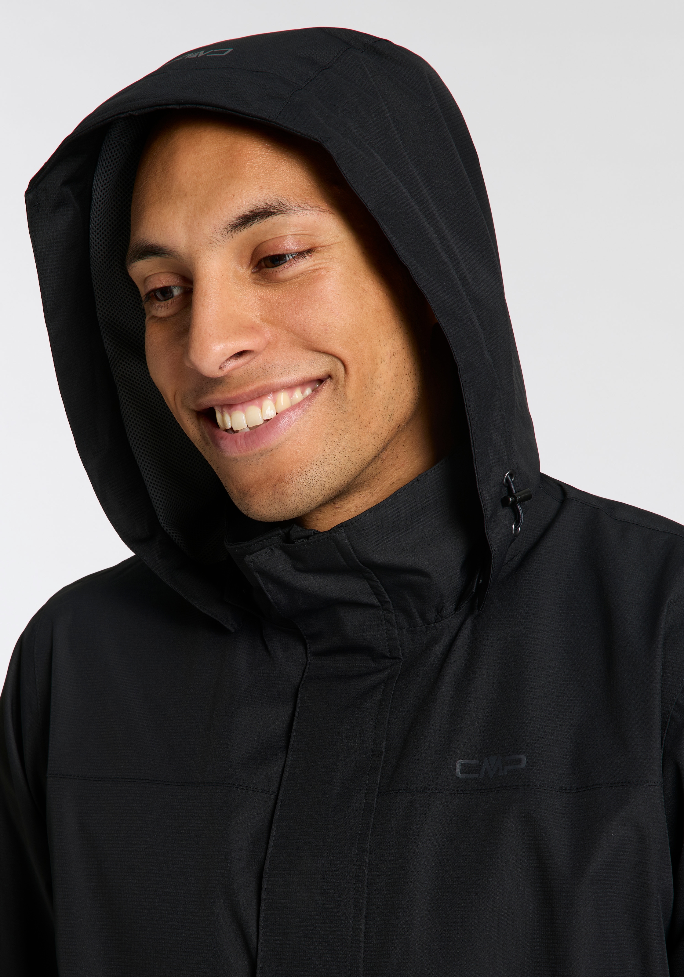 CMP Regenjacke, mit Kapuze, Atmungsaktiv & Winddicht & Wasserdicht
