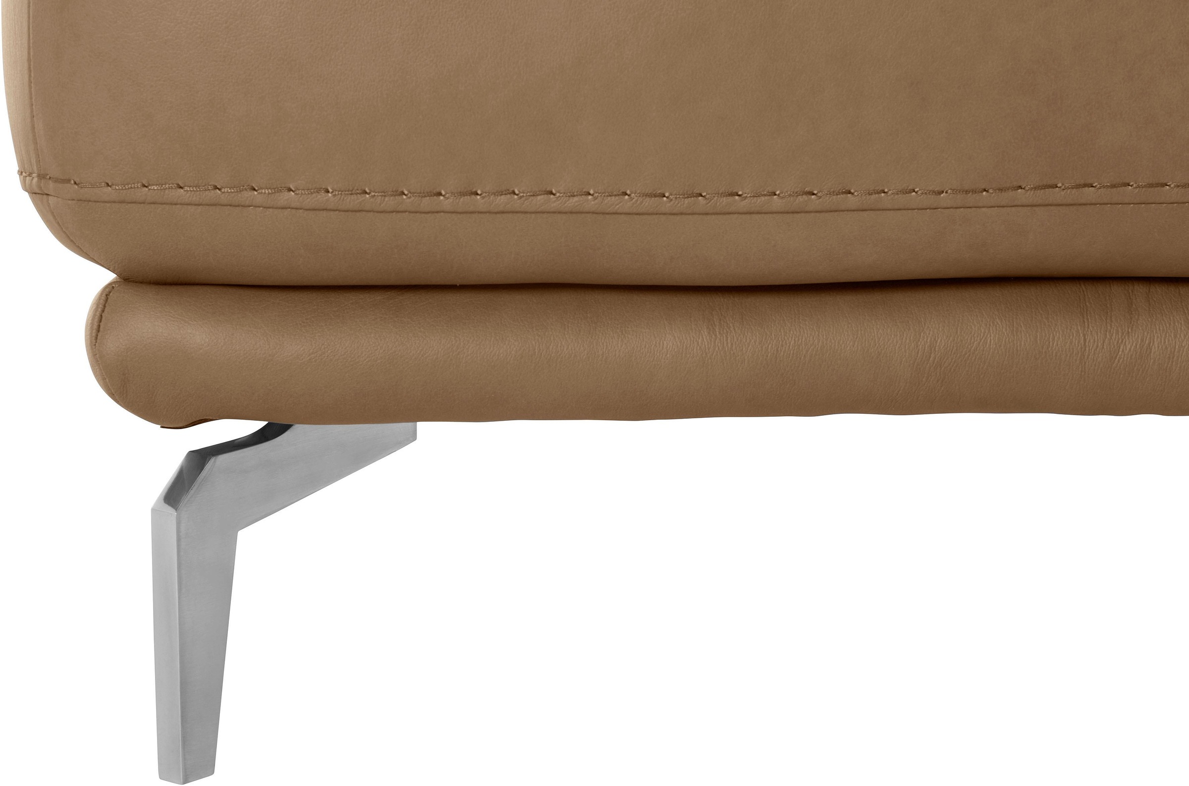W.SCHILLIG Hocker »montanaa«, mit Metallfüßen in Chrom glänzend, Breite 141 cm