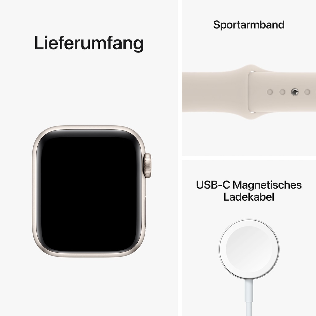 Apple Watch »Watch SE Modell 2022 GPS 40mm«