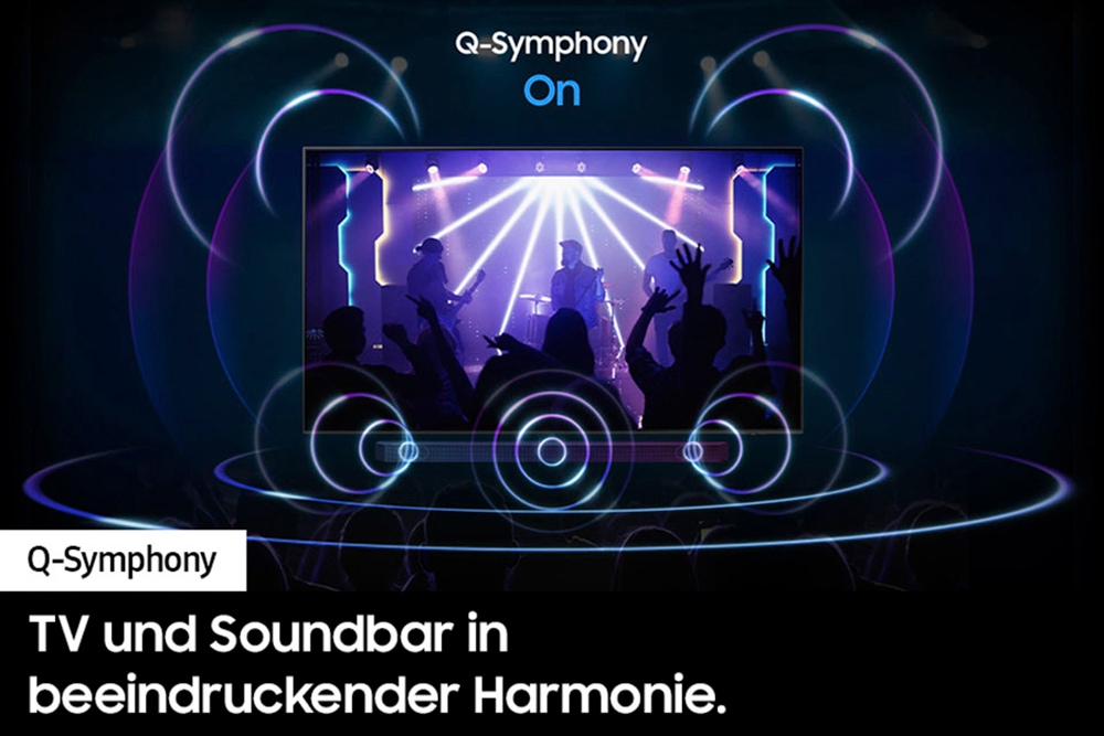Samsung LED-Fernseher »GU85DU7179U«, 4K Ultra HD, Smart-TV, Crystal UHD, Q-Symphony, Dolby Surround Sound, Triple Tuner, Smart-Hub
