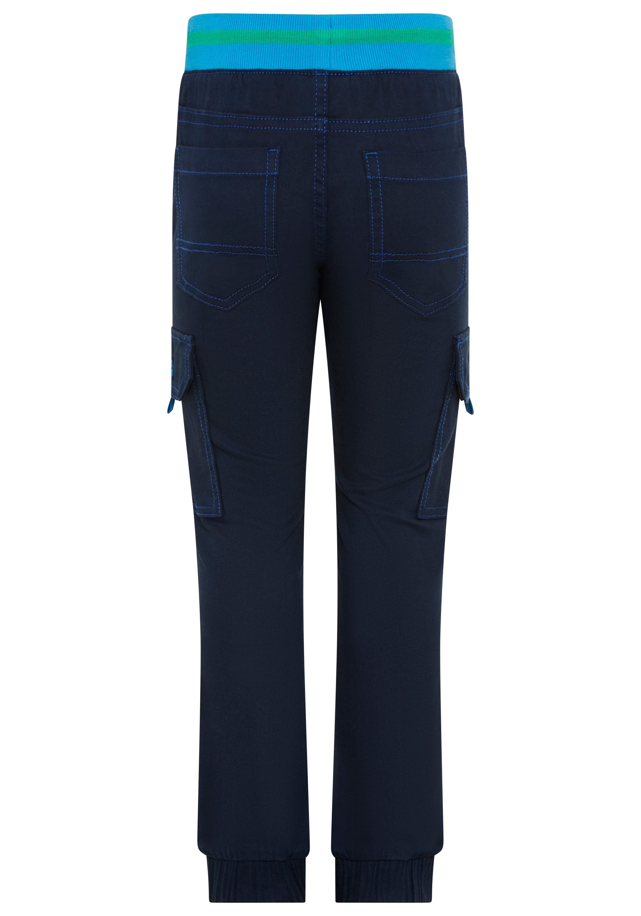 Scout Cargohose »Cargohose mit Ringelbündchen - NEU von SCOUT«  gerader Schnitt, schmal zulaufendes Bein, für Jungen