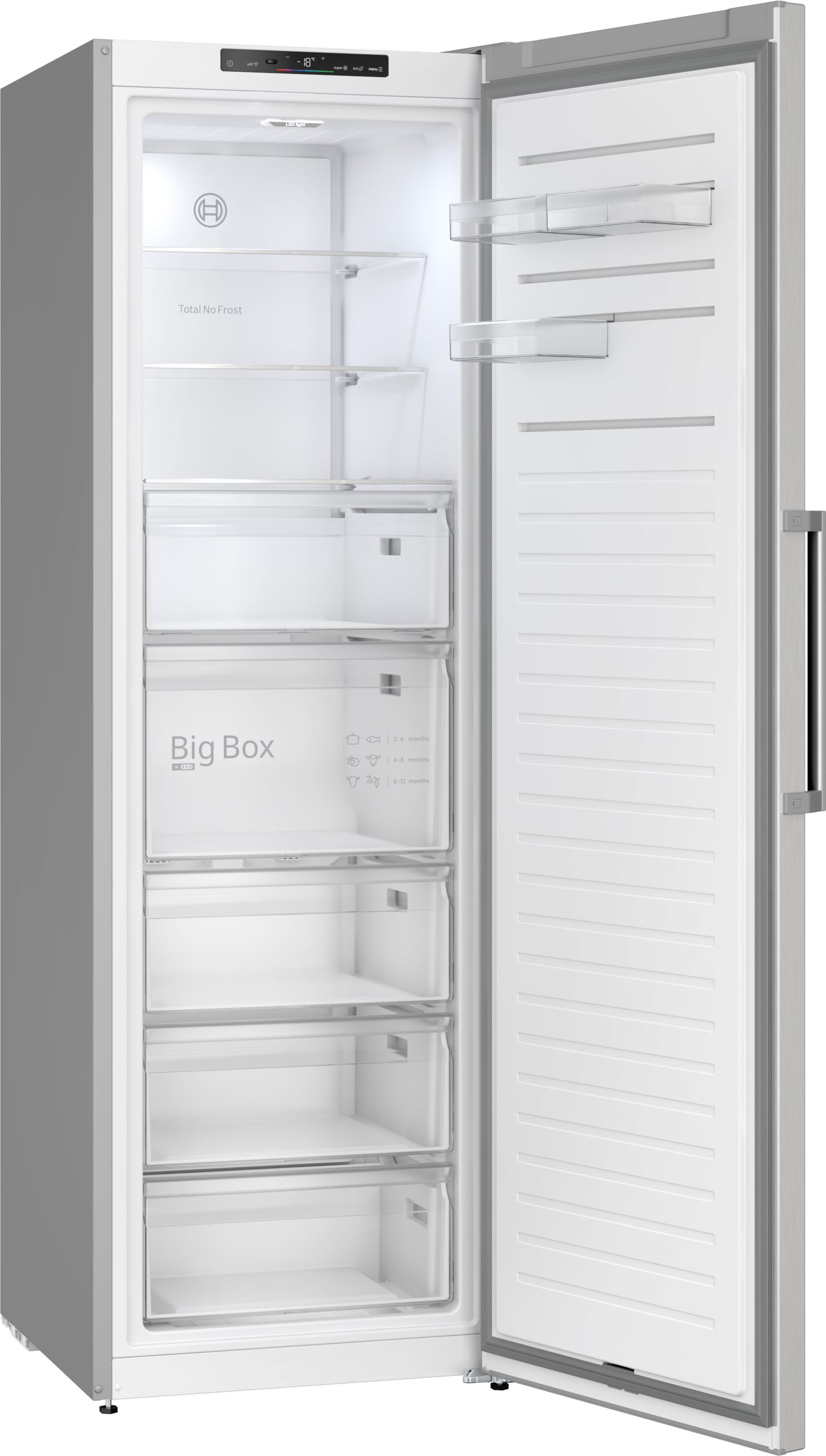 BOSCH Gefrierschrank Serie 4 »GSN36VLDG« 186,2 cm hoch 59,5 cm breit Nie wieder abtauen mit leisem No Frost Gefrierschrank.