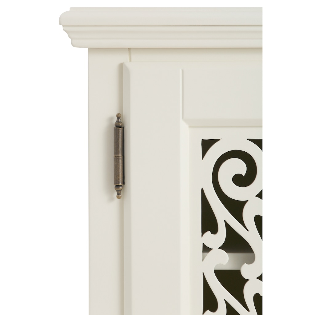 Home affaire Sitzbank »Arabeske«, mit Fräsungen auf den Türfronten, Kugelholzfüße, Breite 120 cm