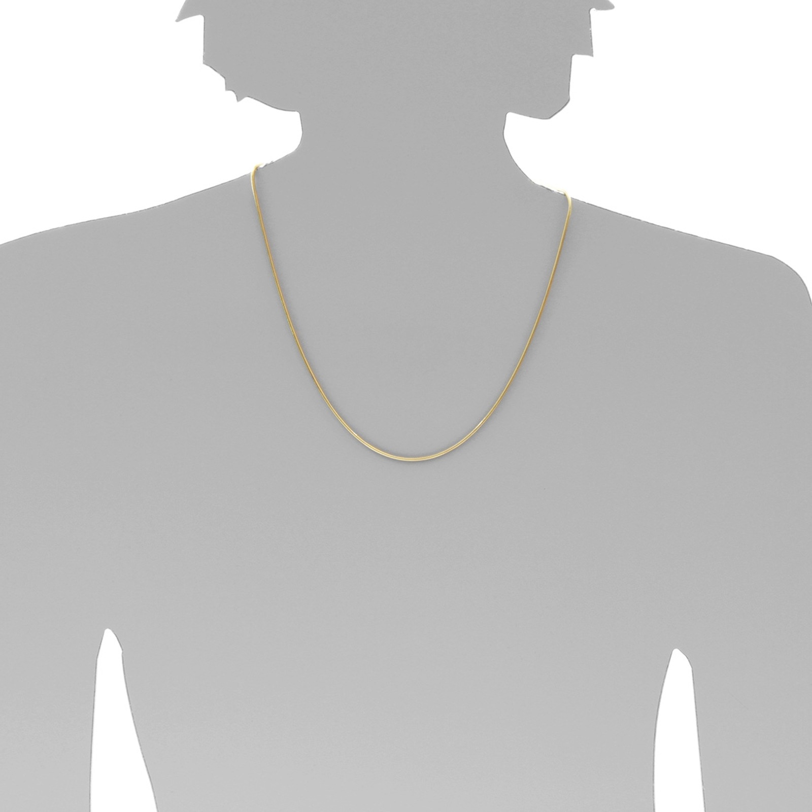 OSTSEE-SCHMUCK Goldkette »- Schlange 1,6 mm - Gold 333/000 -,«