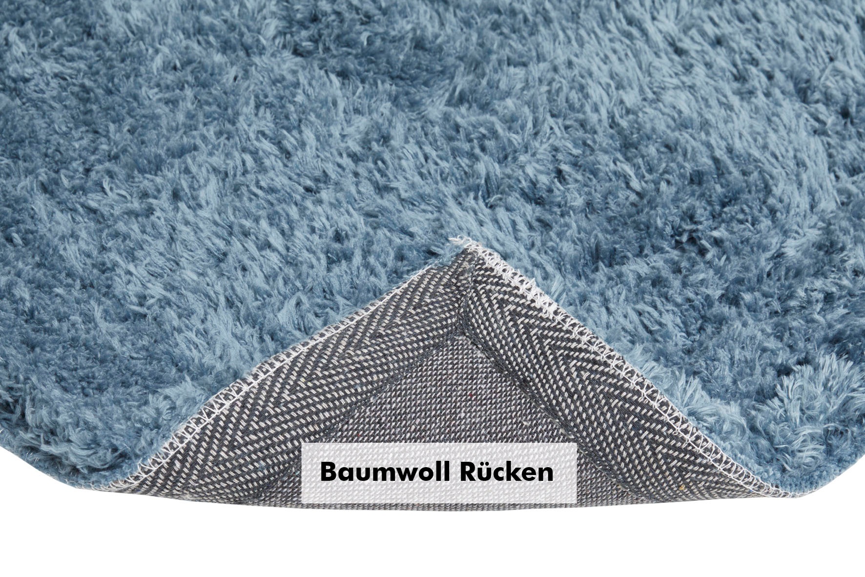Andiamo Hochflor-Teppich »Posada«, rechteckig, 32 mm Höhe, Uni-Farben, weich & kuschelig, Wohnzimmer