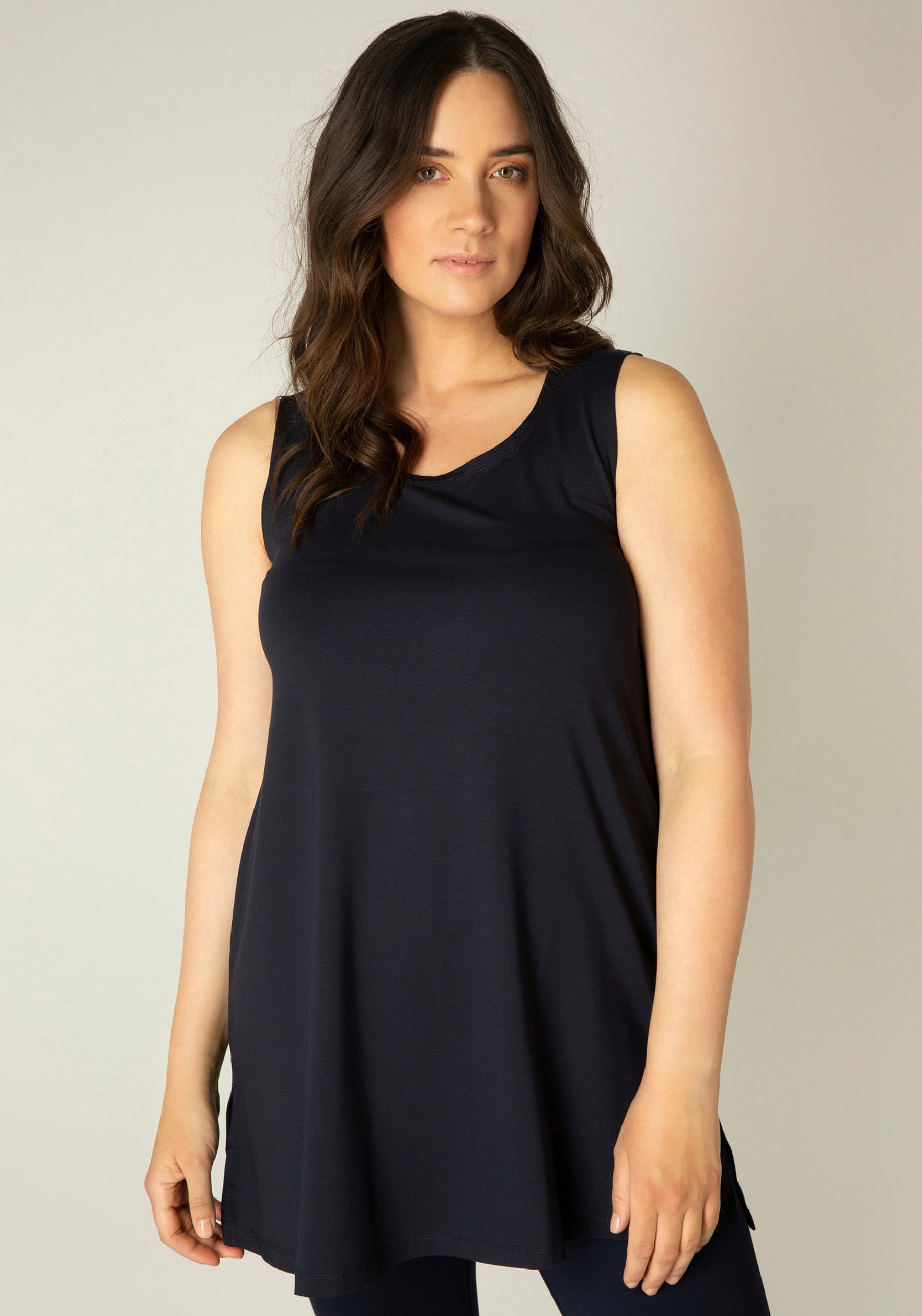 Leicht Longshirt bei Curvy Level »Abbigale«, Base ♕ ausgestellte A-Form