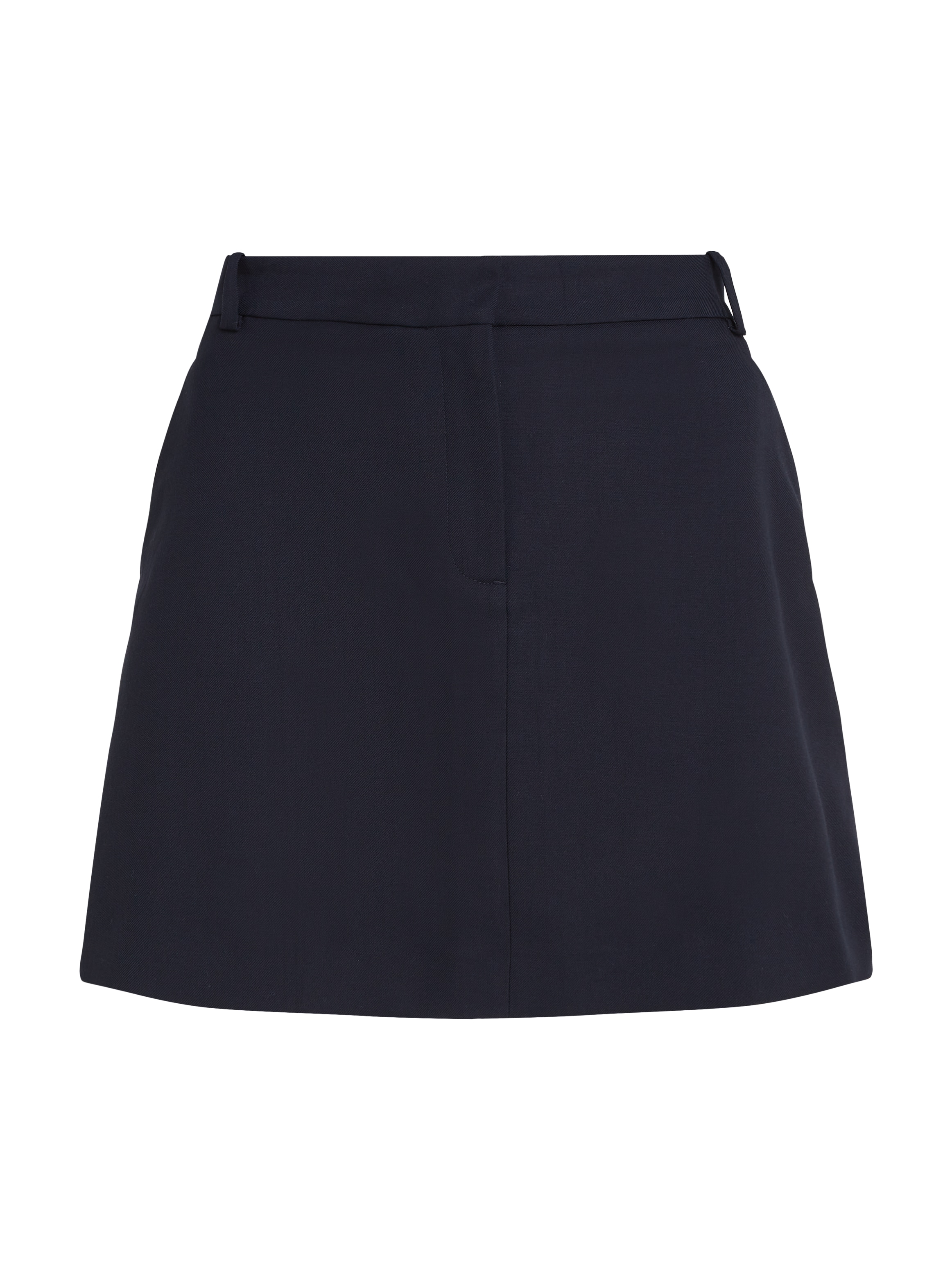Tommy Hilfiger Minirock »CORE STRAIGHT SHORT SKIRT«, Webrock mit Tommy Hilfiger Logostickerei