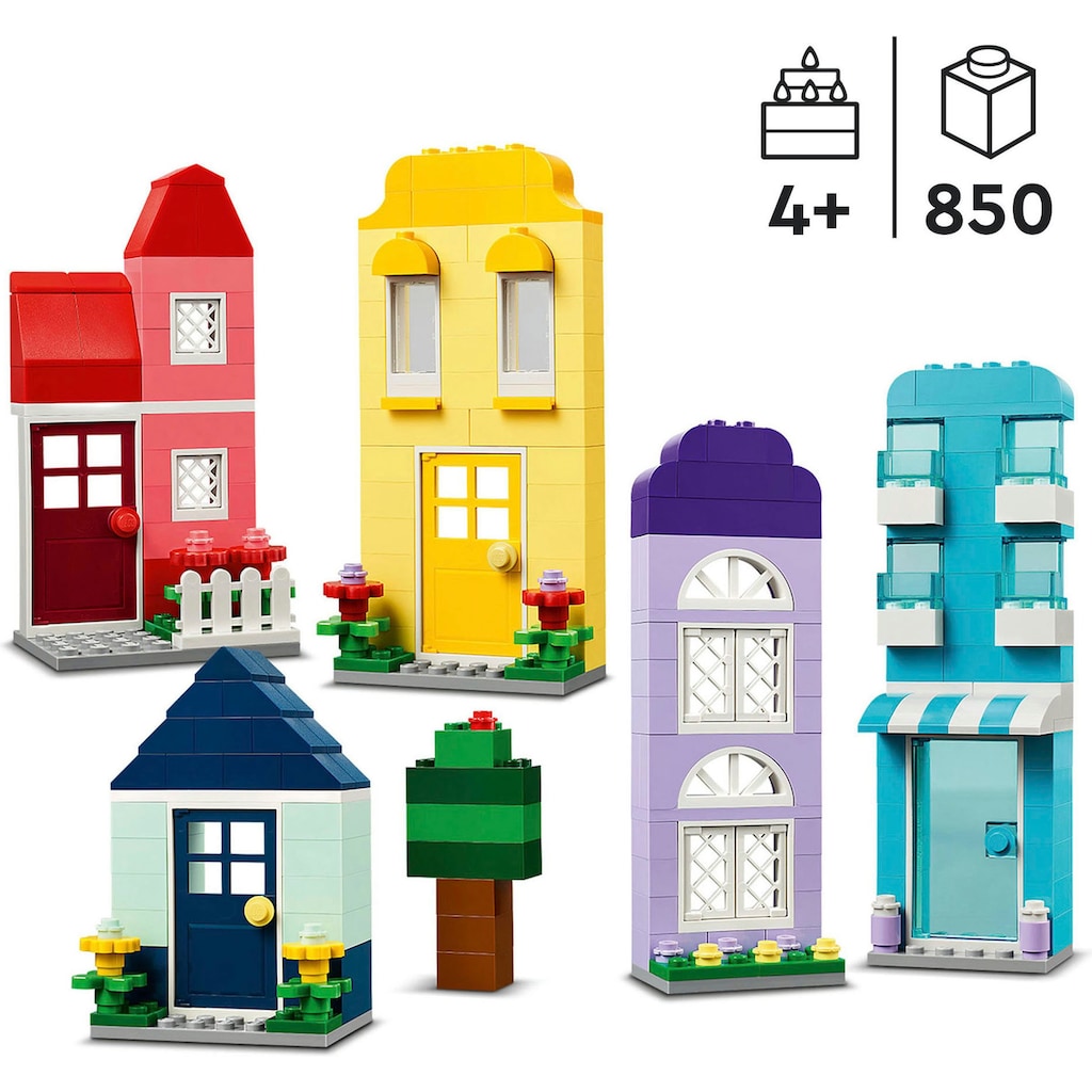 LEGO® Konstruktionsspielsteine »Kreative Häuser (11035), LEGO Classic«, (850 St.), Made in Europe