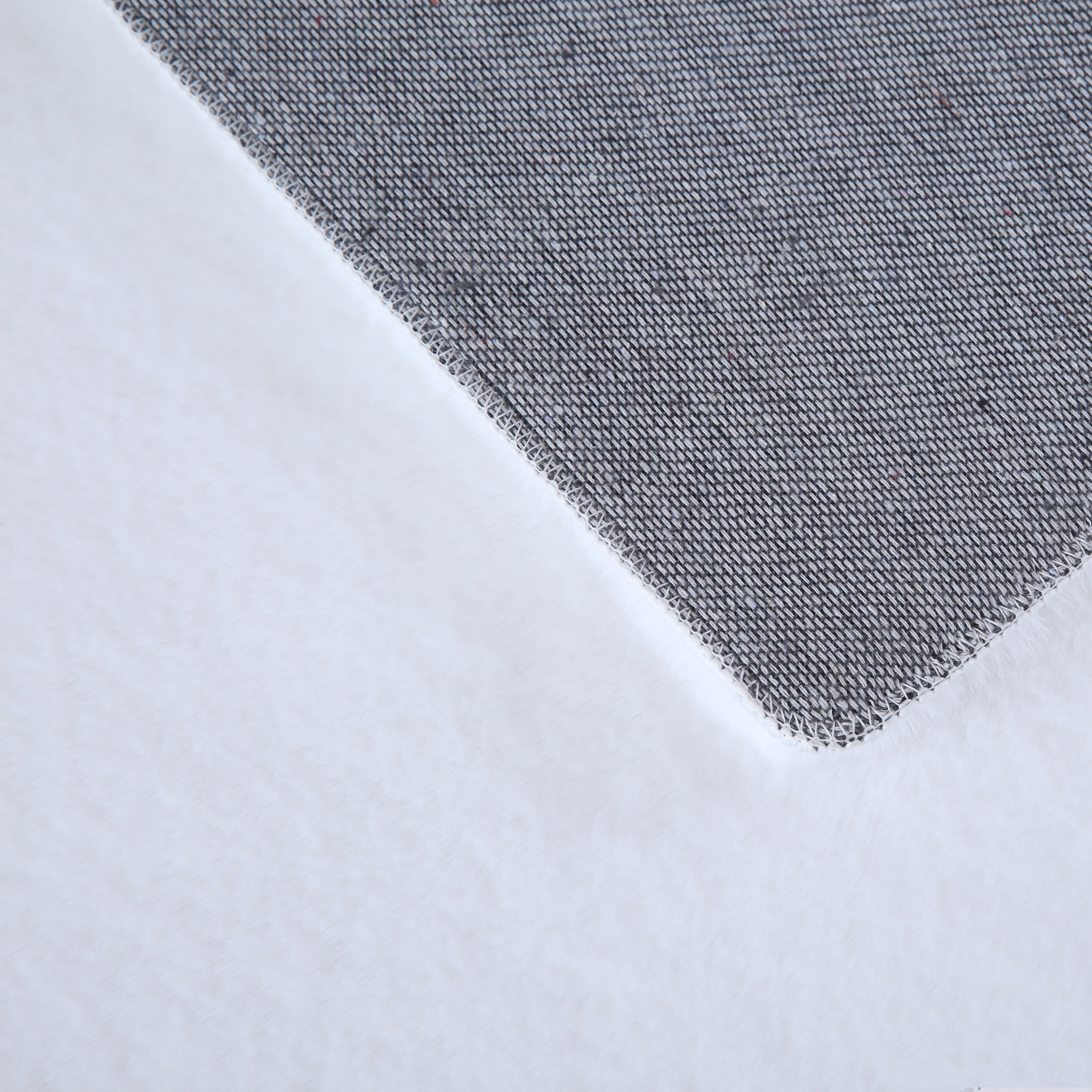 Ayyildiz Teppiche Hochflor-Teppich »POUFFY 5100«, rund, 20 mm Höhe, Läufer, weicher glatter Softflor, Kaninchen Fell Haptik, waschbar
