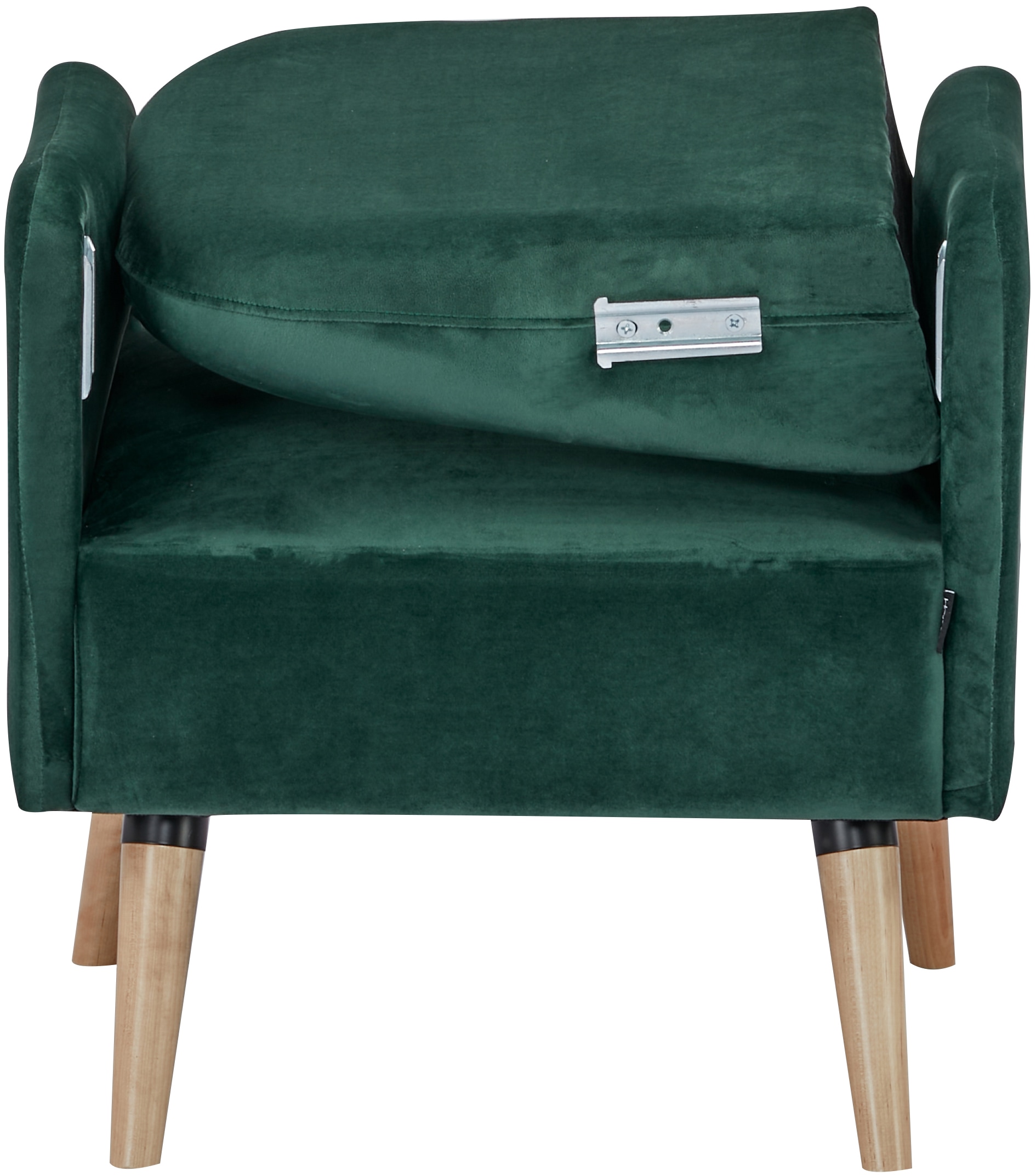 Home affaire Sessel »NAFLA, TV-Sessel in Samtvelours und Webstoff«, Relaxsessel individuell kombinierbar