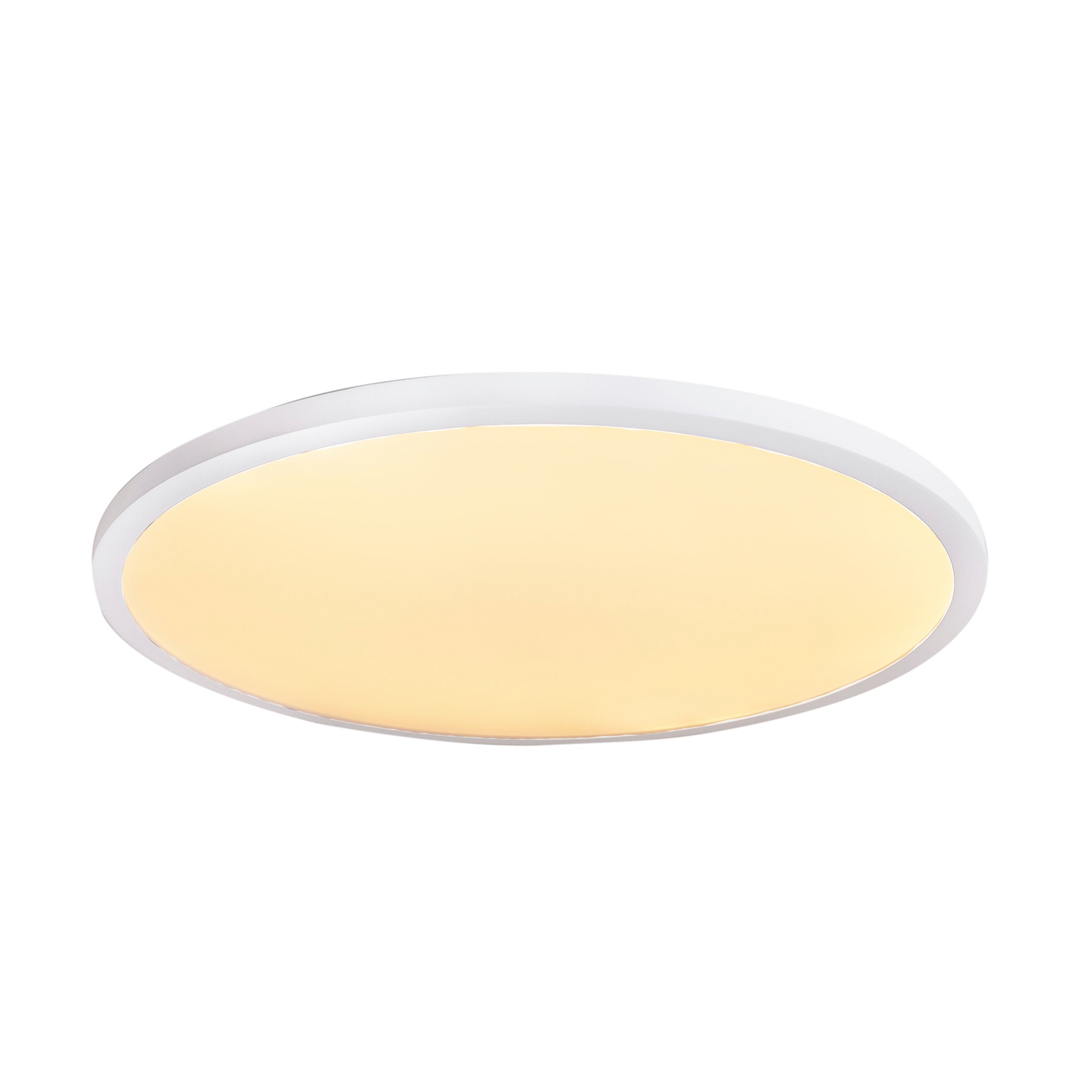 näve LED Deckenleuchte »Luzern« LED-Modul 1 Stk. warmweiß - kaltweiß incl. Fernbedienung, Nachtlichtfunktion, CCT, dimmbar, D: 100cm, weiß