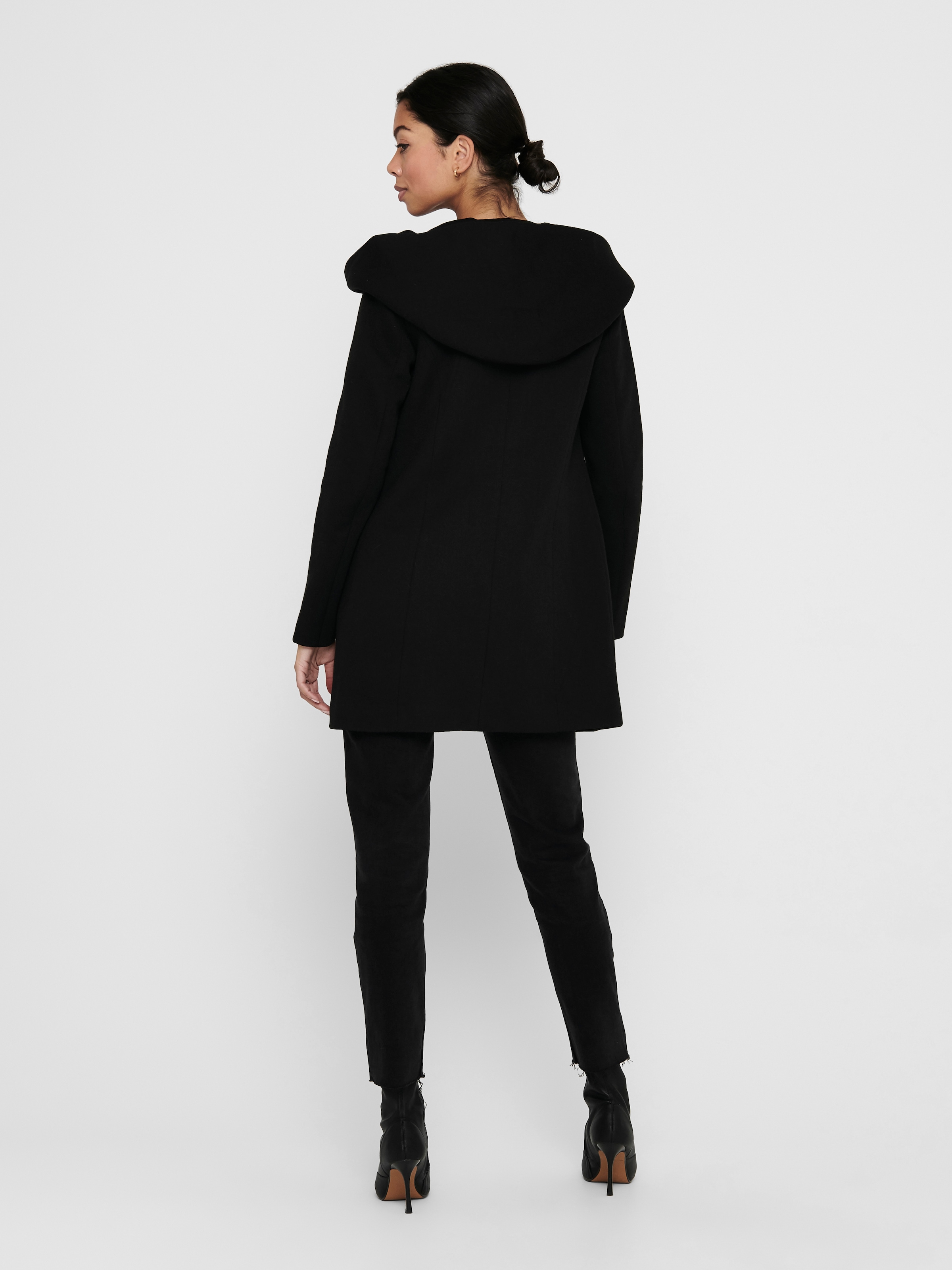 ONLY Kurzmantel »ONLSEDONA LIGHT COAT OTW NOOS« verdeckte Knopfleiste und Reißverschluss