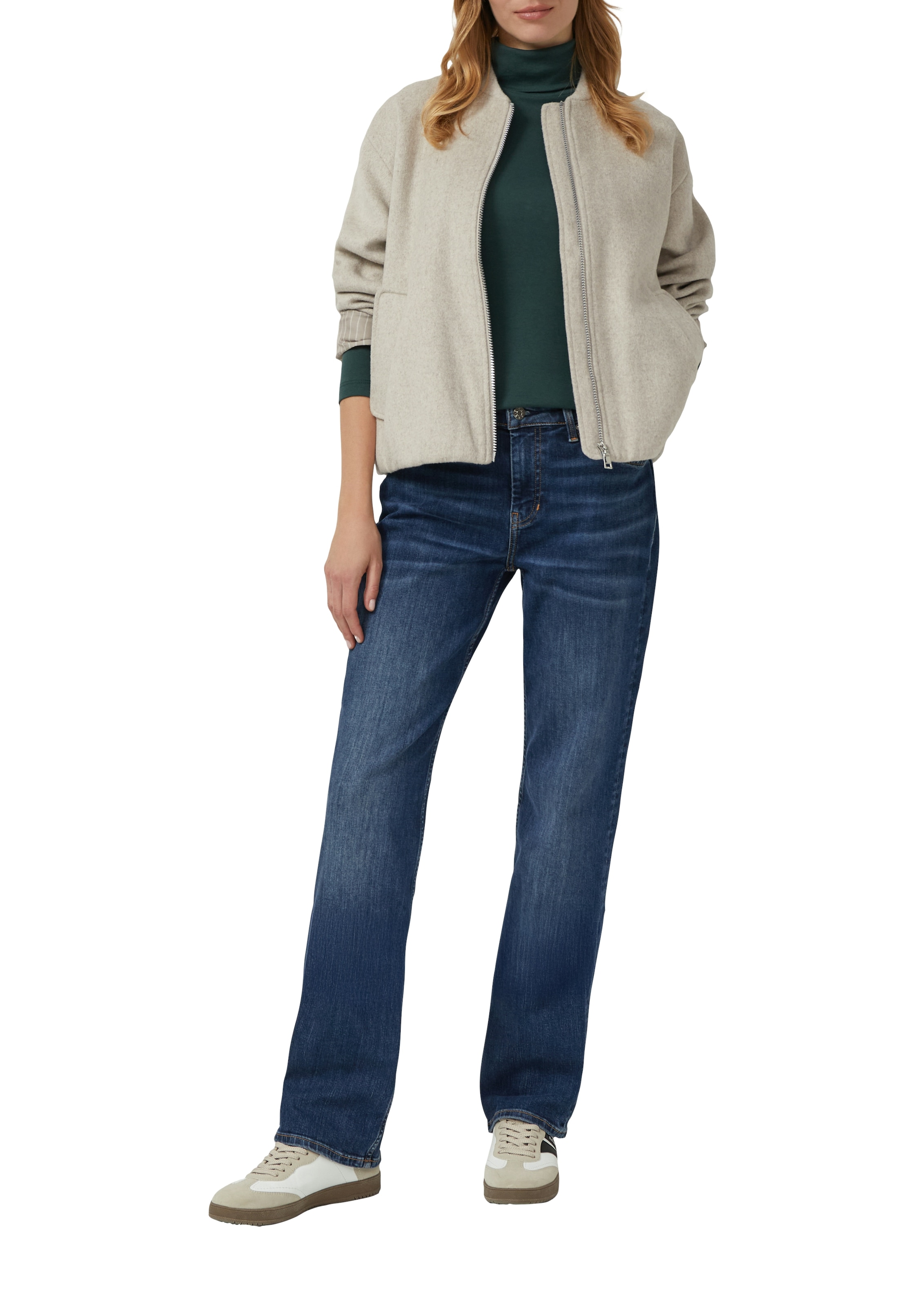 s.Oliver Rollkragenshirt im Slim Fit, Langarm