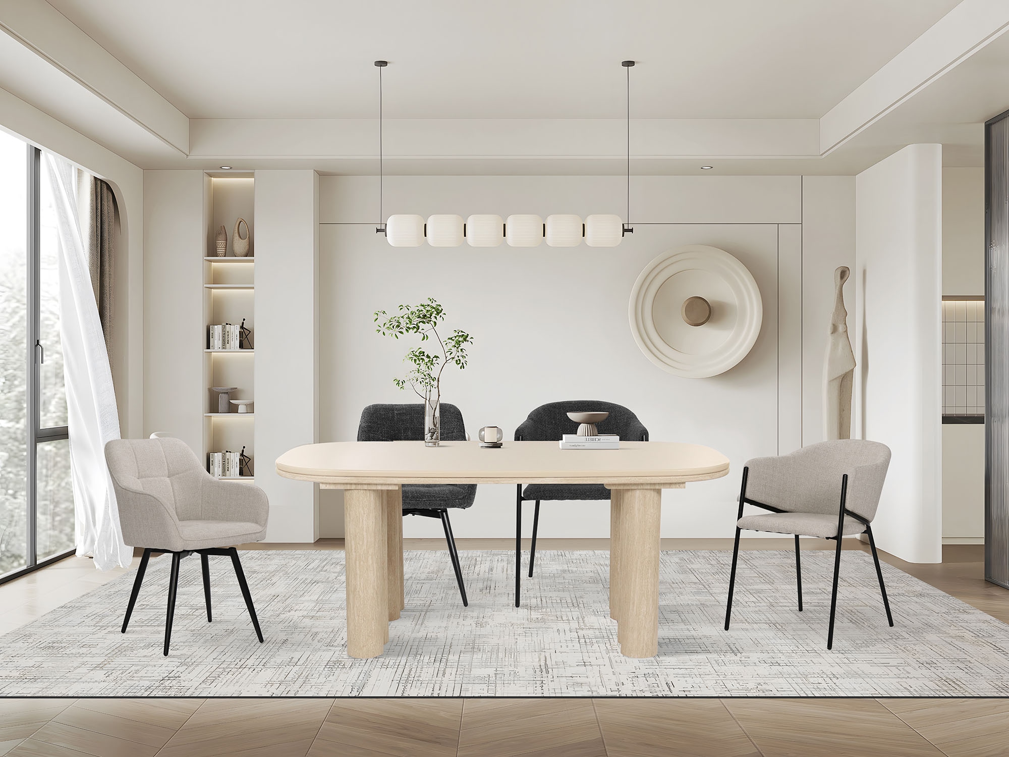 SIT Armlehnstuhl, (Set), 2 St., Strukturstoff, Oeko-Tex zertifiziert