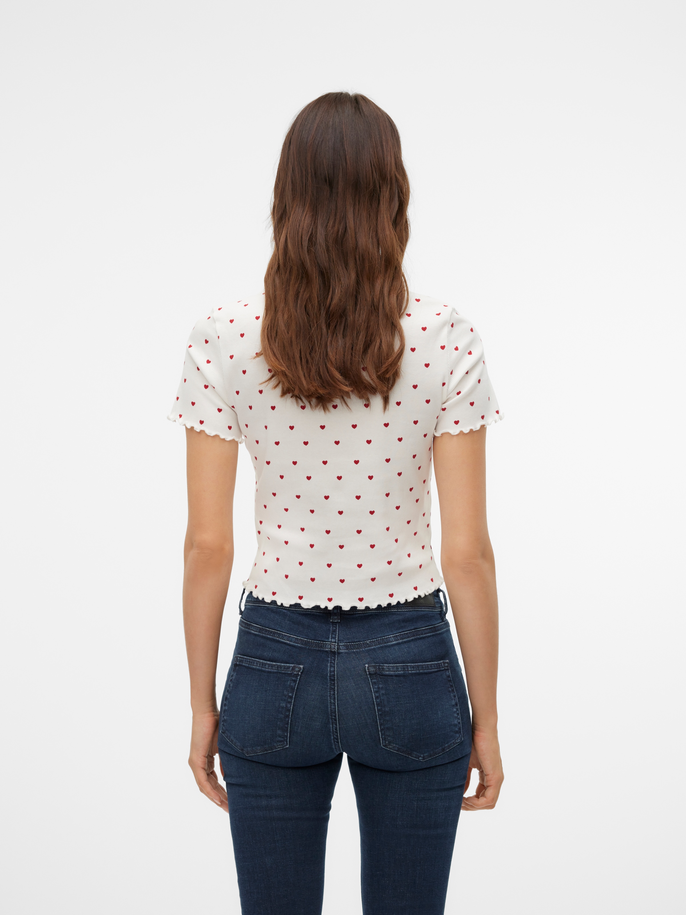 Vero Moda Kurzarmshirt »VMHARRY SS O-NECK TOP JRS NOOS«