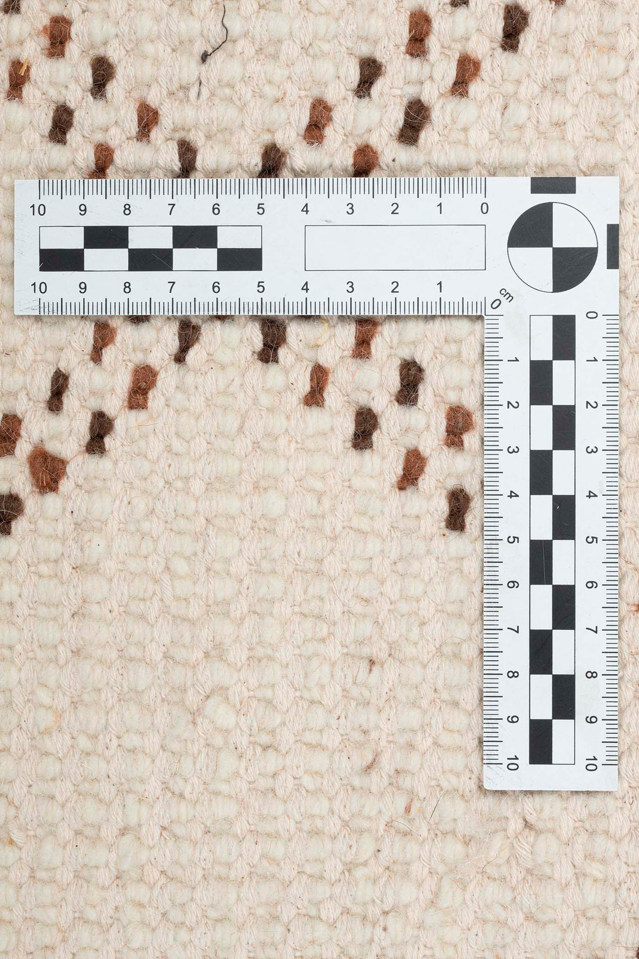 THEKO Wollteppich »MARMOUCHA 05«, rechteckig, 24 mm Höhe, reine Wolle, Rauten Design, mit Fransen, auch als Läufer