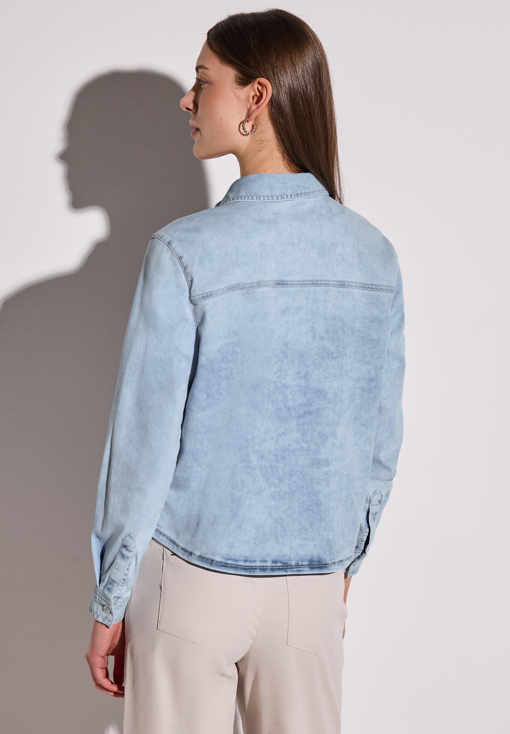 STREET ONE Hemdbluse, mit Brusttaschen