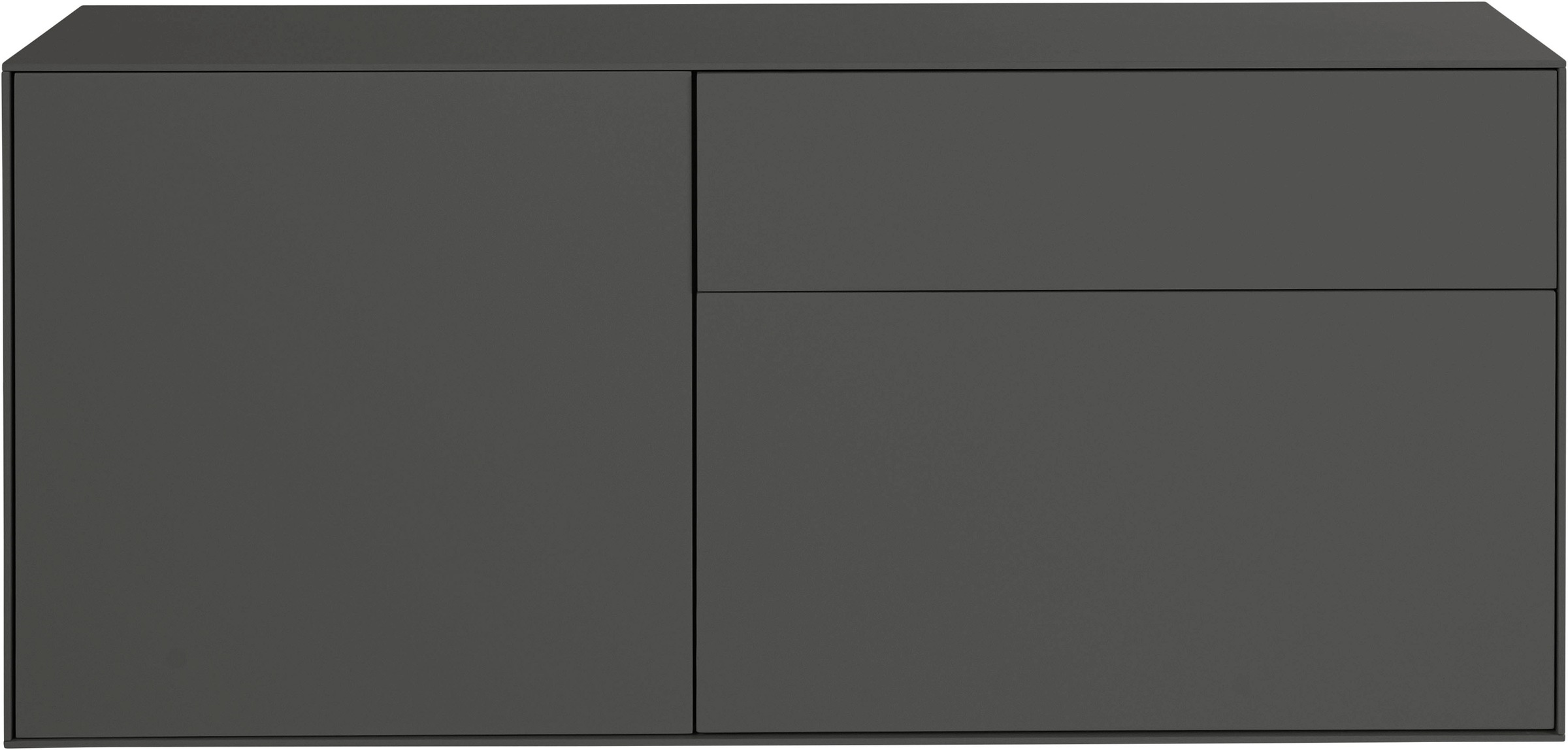 LeGer Home by Lena Gercke Lowboard »Essentials«, Breite: 127 cm, MDF lackiert, Push-to-open-Funktion