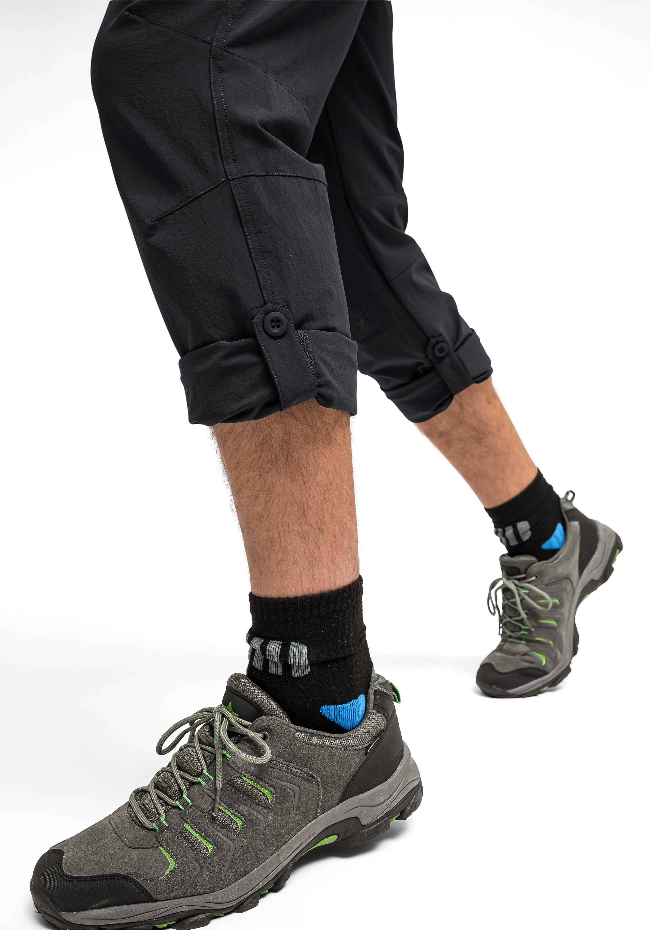 Maier Sports Funktionshose »Nil«, Herren Wanderhose, atmungsaktive Outdoor-Hose mit Roll up Funktion