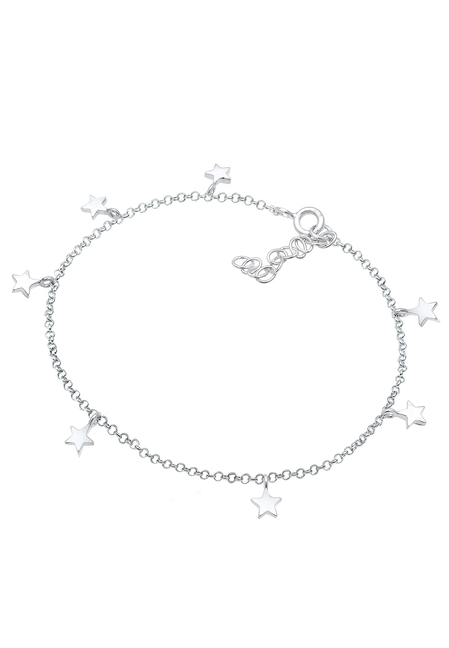 Elli Fußkette »Fußschmuck Sterne Fußkette im Astro Style 925 Silber«