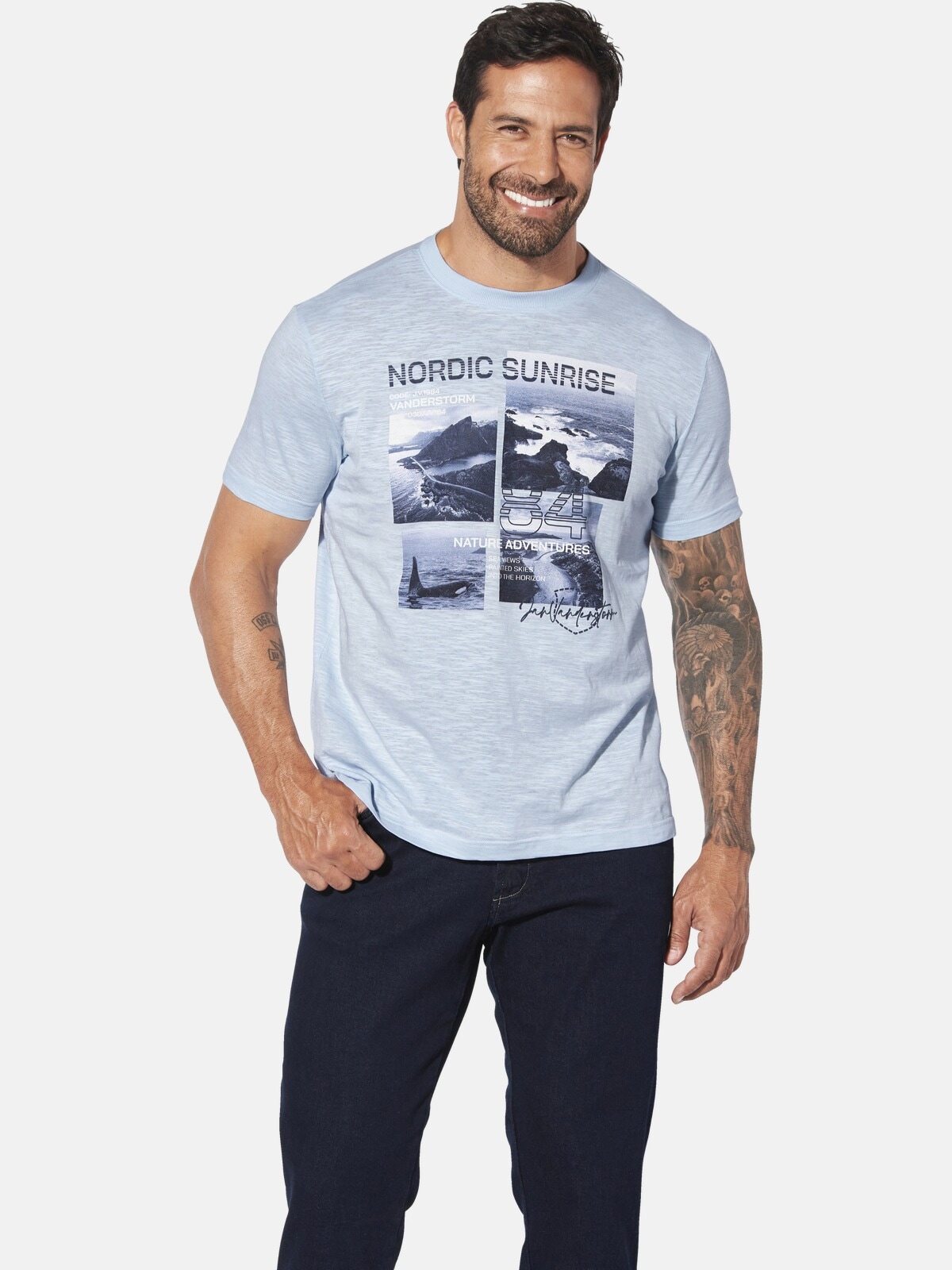 Jan Vanderstorm T-Shirt »T-Shirt INGTON«