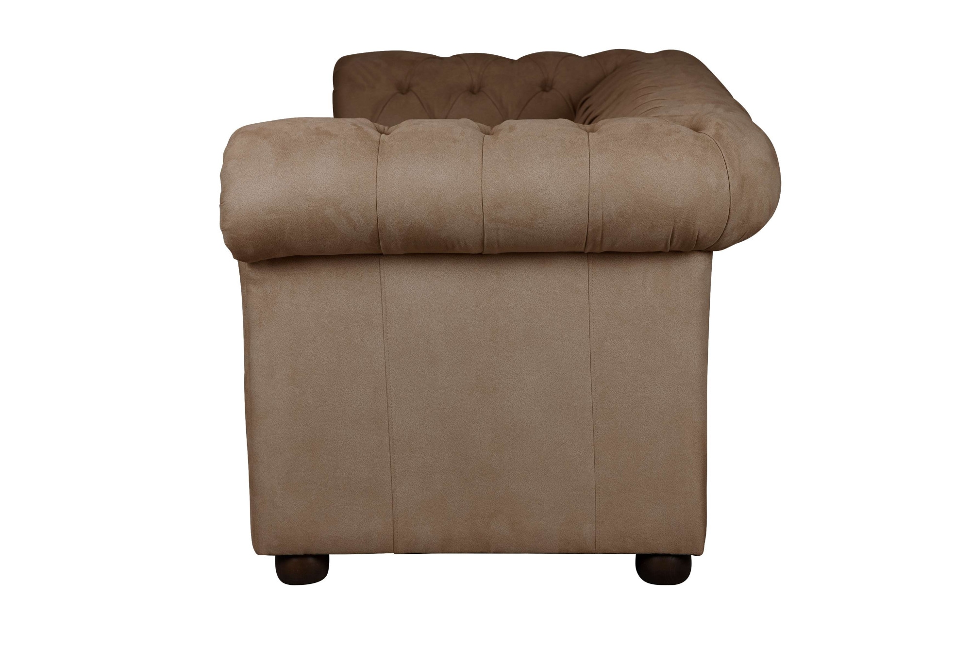 Home affaire 2-Sitzer »CHARENTE, Chesterfield-Sofa, Wellenfederung, Maße: B/T/H: 147/89/74 cm«, mit edler Knopfheftung und typischen Armlehnen