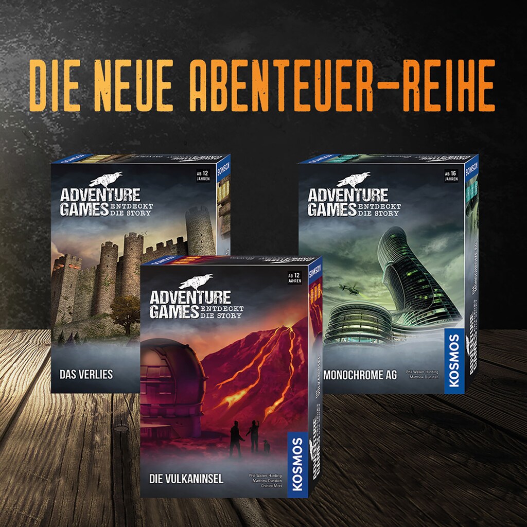 Kosmos Spiel »Adventure Games - Die Vulkaninsel«