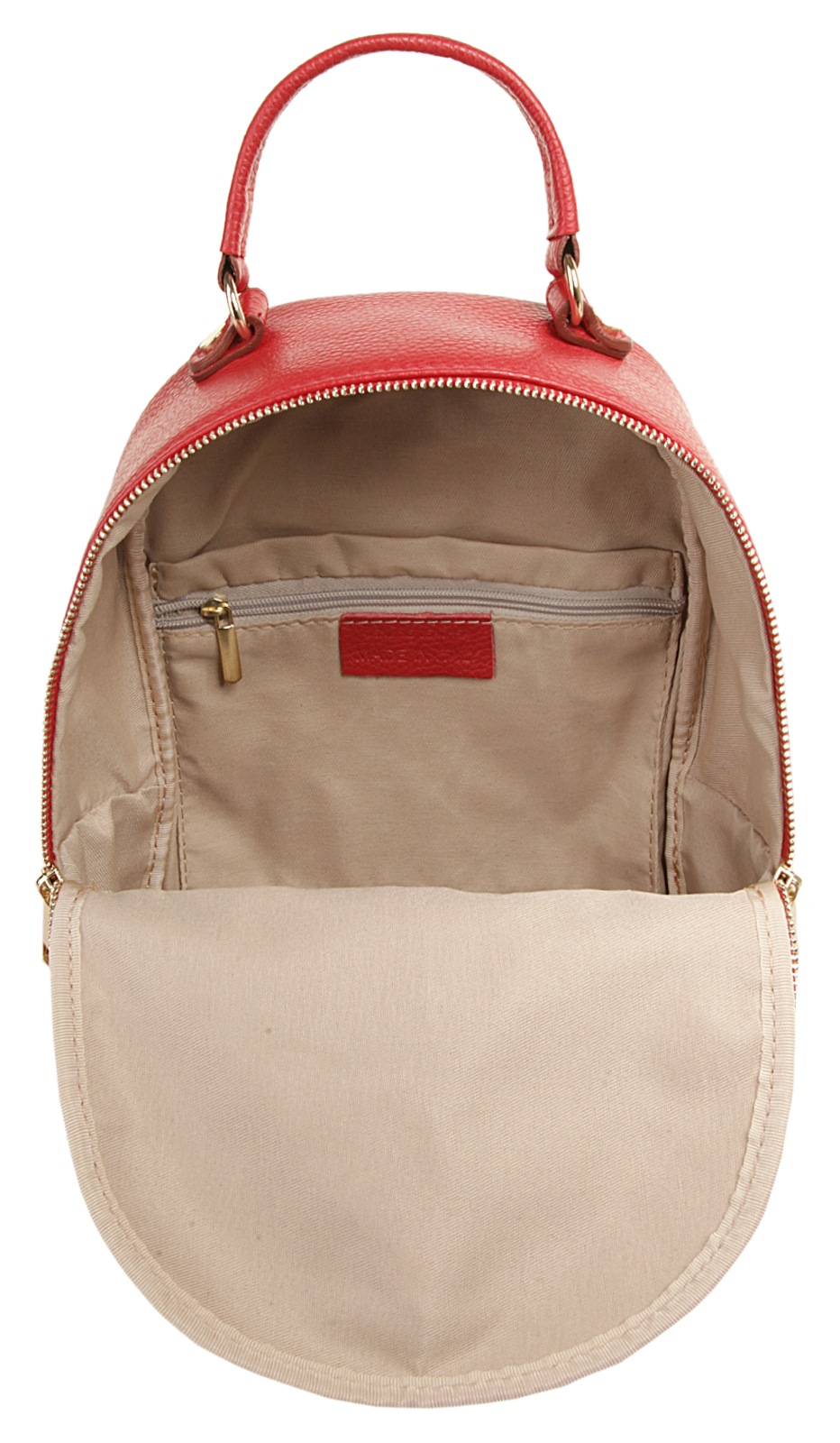 Samantha Look Cityrucksack, echt Leder, Made in Italy