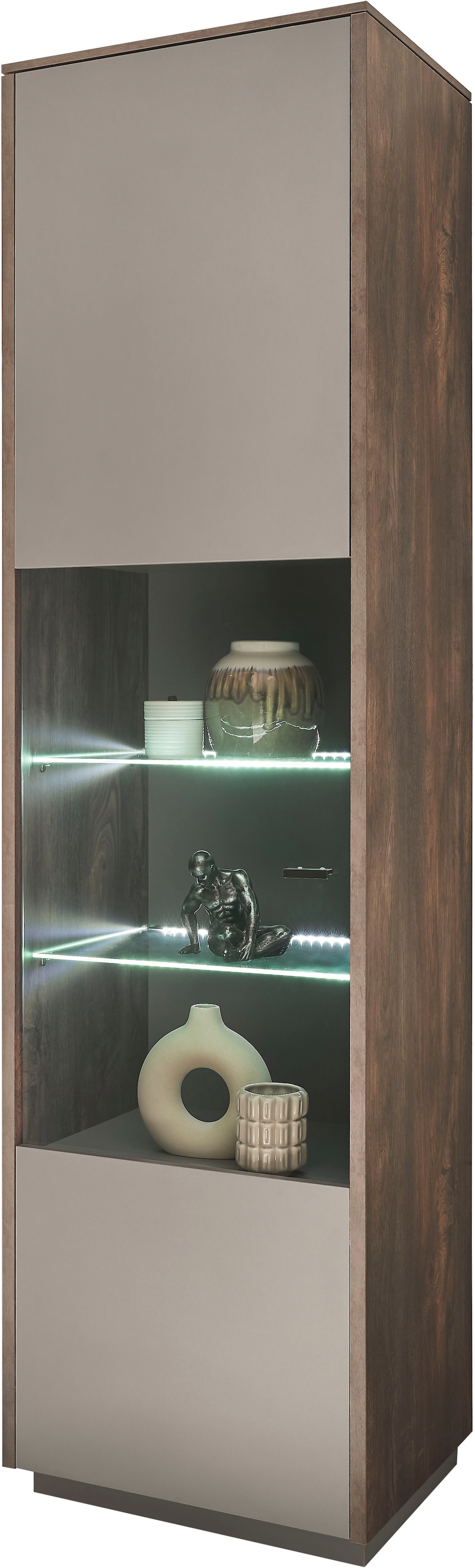 INOSIGN Vitrine »LARGO«, Soft-Close-Funktion, Höhe ca. 200 cm