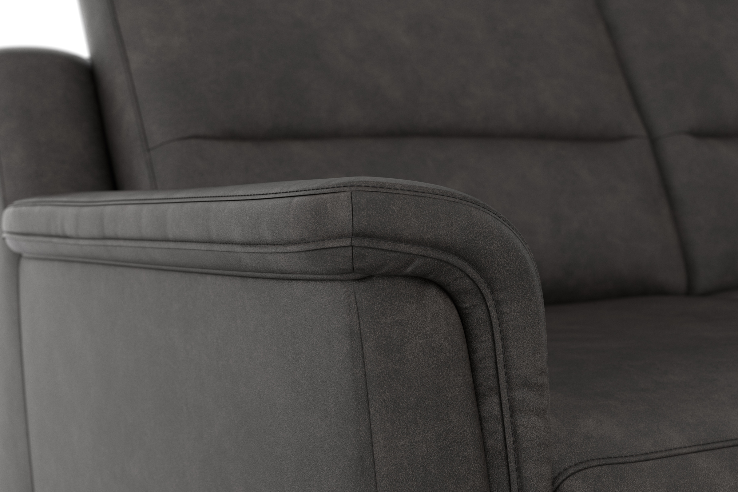 sit&more Ecksofa »Farö L-Form«, inklusive Federkern, wahlweise mit Bettfunktion und Bettkasten