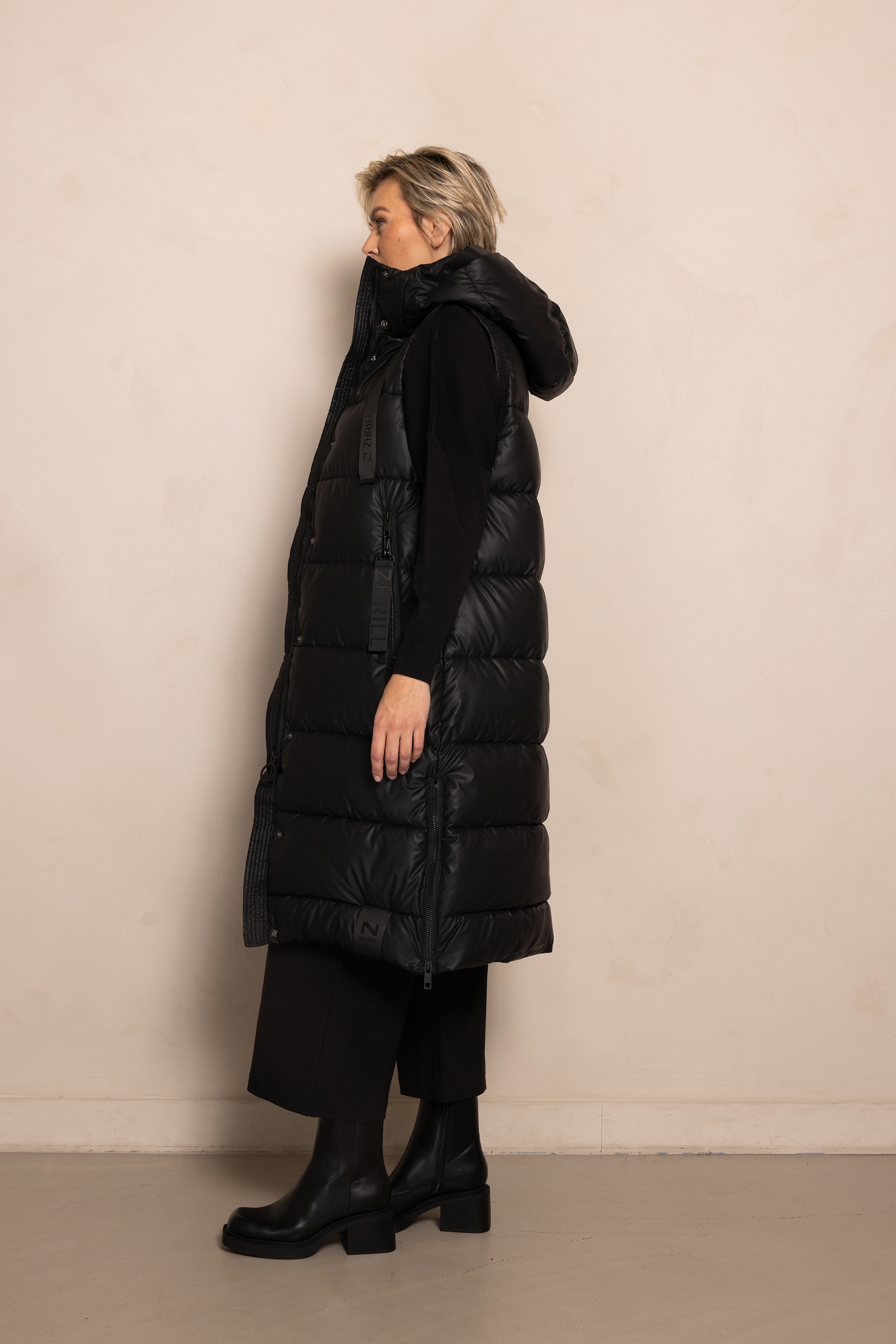 Zhrill Langjacke »ZHISI MAX NEW«, mit Kapuze, gesteppt, mit Kapuze