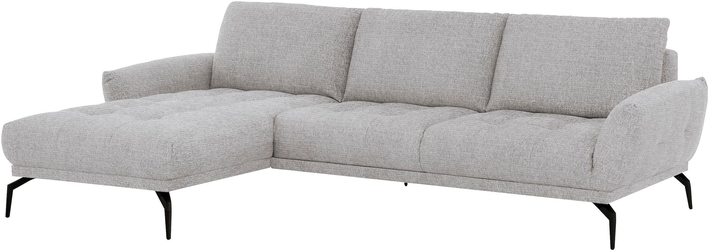 exxpo - sofa fashion Ecksofa »NICEA erstklassiger Sitzkomfort, OTTOs Choice, L-Form, bodenfrei« In hochwertiger Verarbeitung und ergonomische Sitzposition