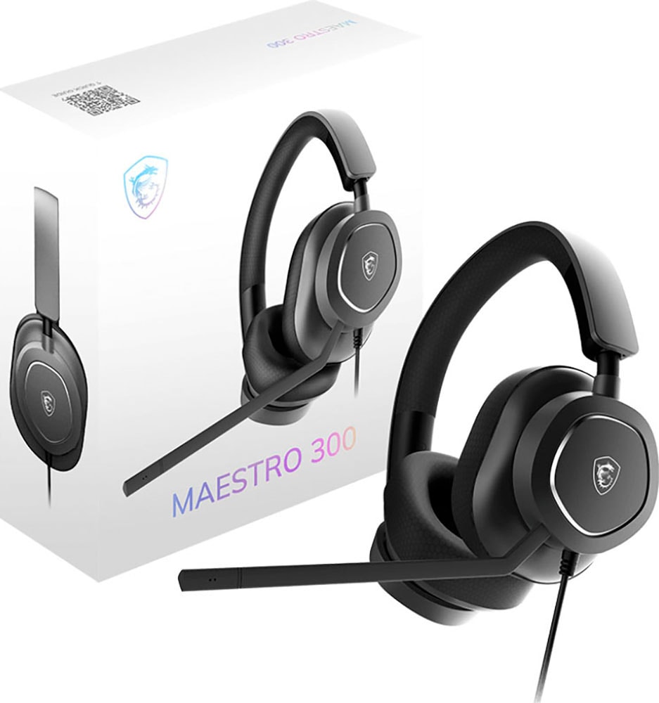 MSI Gaming-Headset »Maestro 300«, Mikrofon abnehmbar