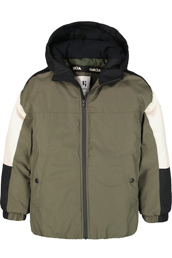 Garcia Allwetterjacke, mit Kapuze, in Colorblocking-Optik