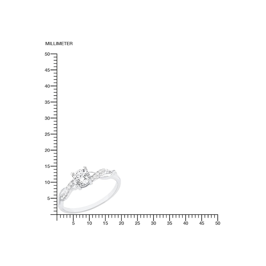 s.Oliver Silberring »9079322«, mit Zirkonia (synth.)
