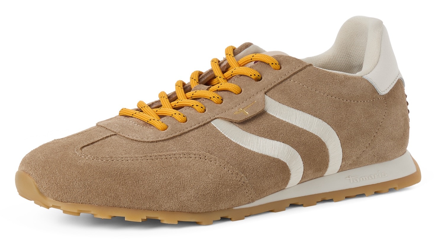 Tamaris Keilsneaker  Freizeitschuh, Halbschuh, Schnürer im Retro-Look