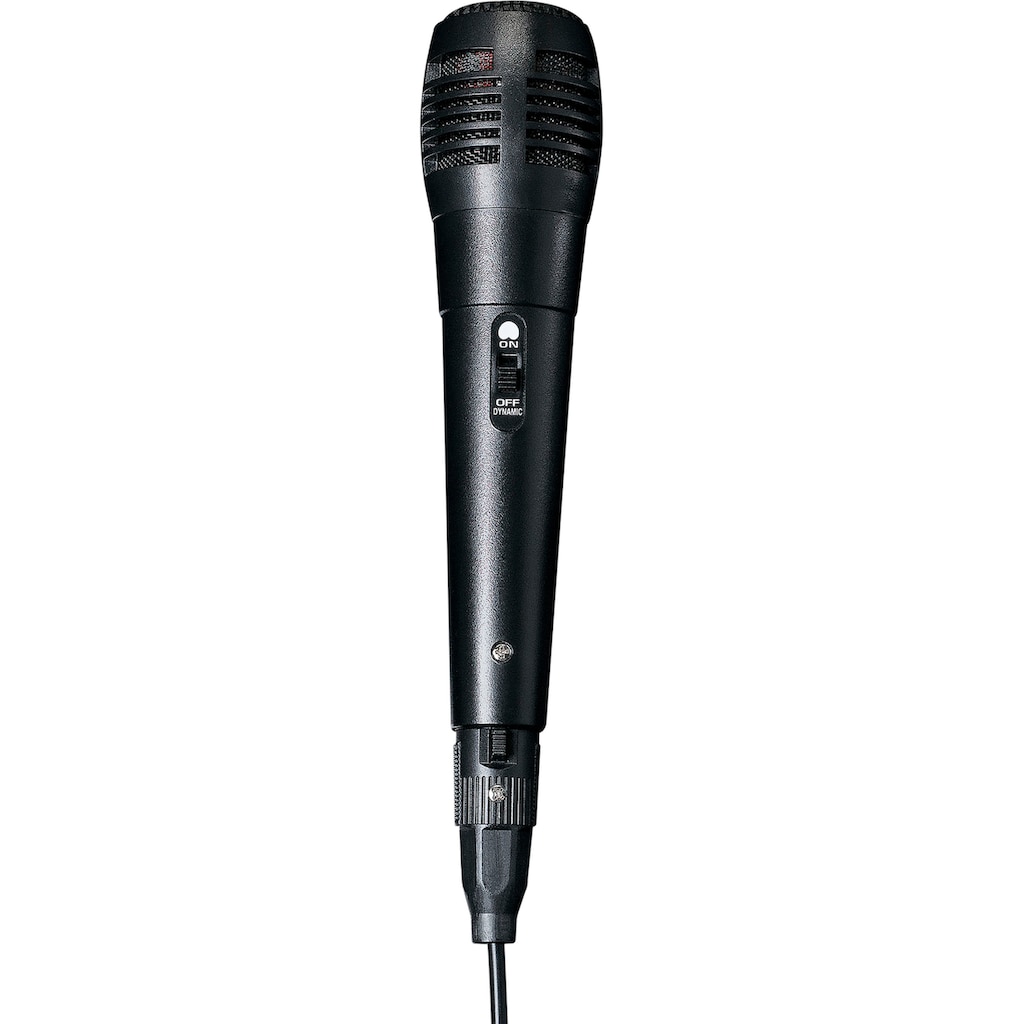 Lenco Party-Lautsprecher »BTC-055BK - Karaoke Lautsprecher mit Bluetooth und Mikrofon«, (1 St.)