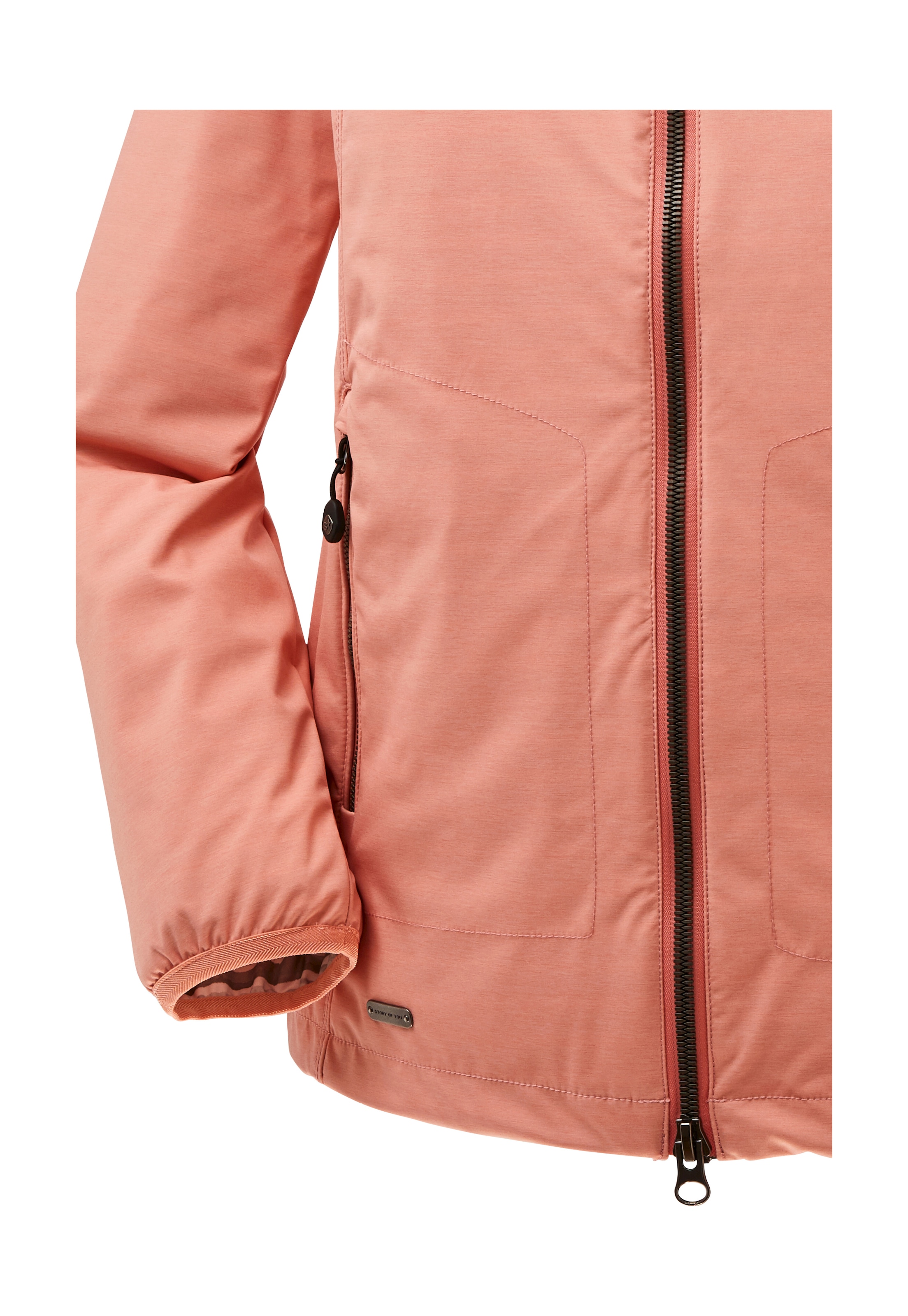 STOY Softshelljacke »STS 5 WMN SFTSHLL JCKT«, Softshelljacke: Plus-Size, wasserabweisend, atmungsaktiv