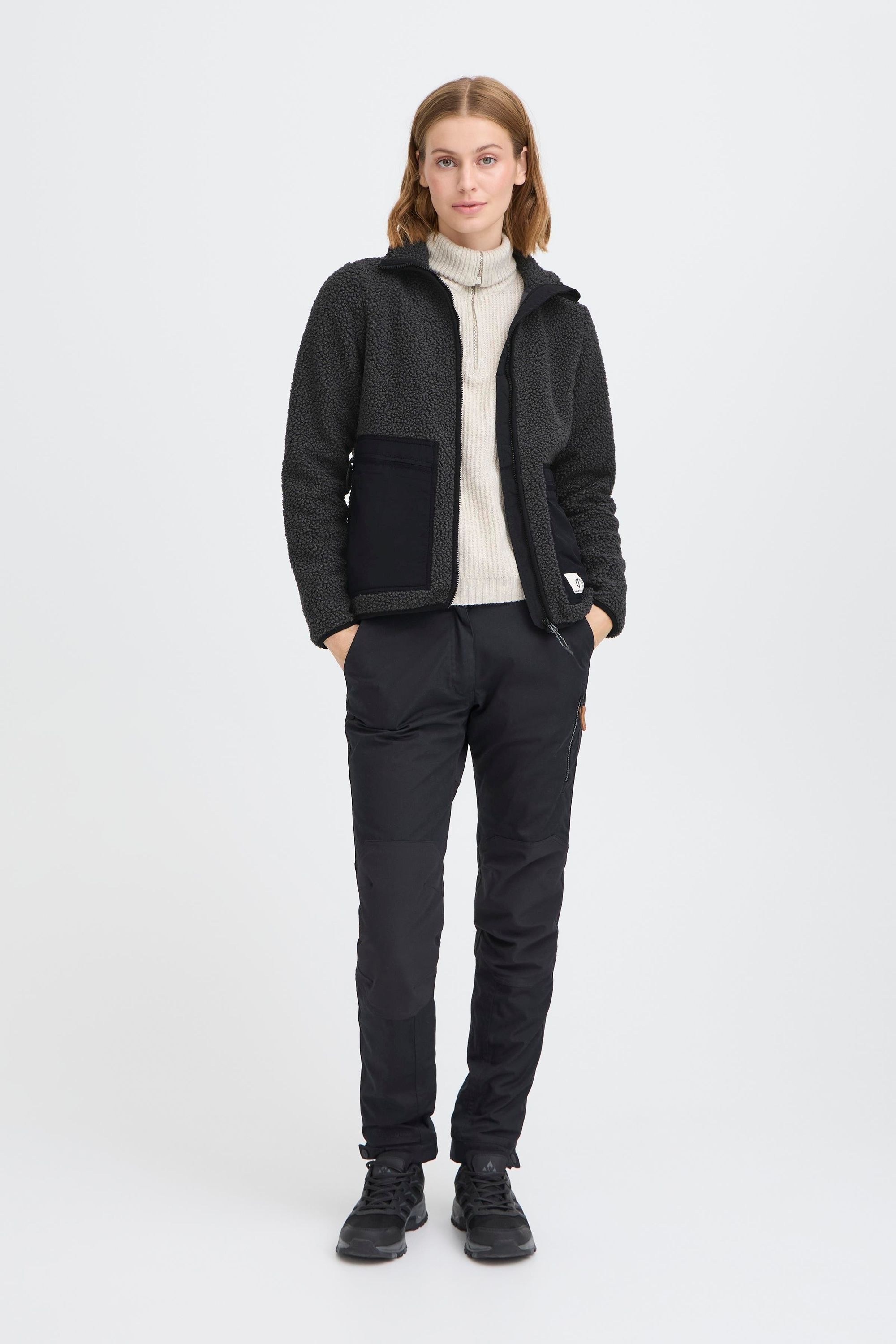 North Bend Plüschjacke »Plüschjacke NBGalonne W Teddy Jacket«